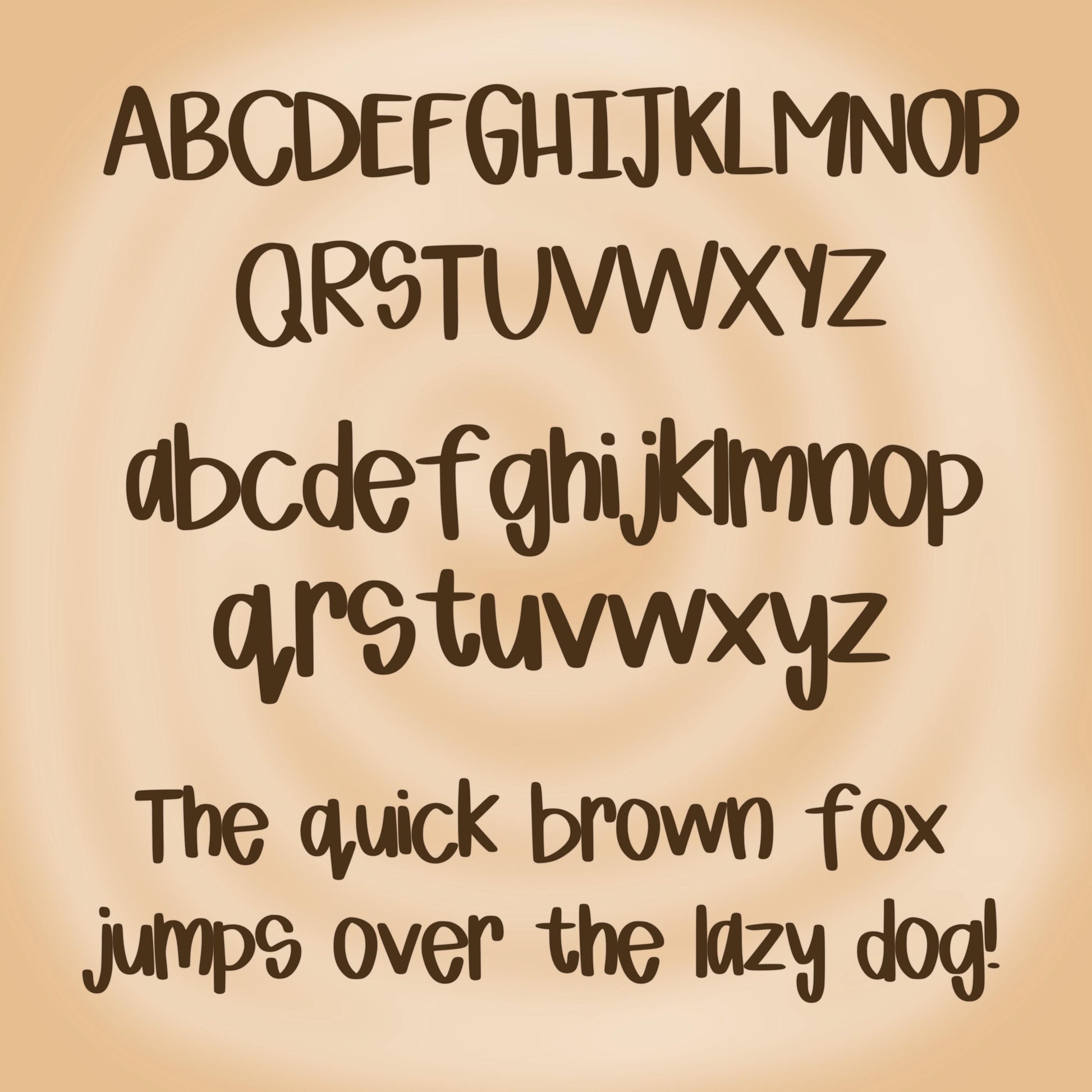 Cinnamon Handwritten Font, procreate font, handwriting font, curvy font, silhouette font, hand lettering, trendy font, alpha, A-Z