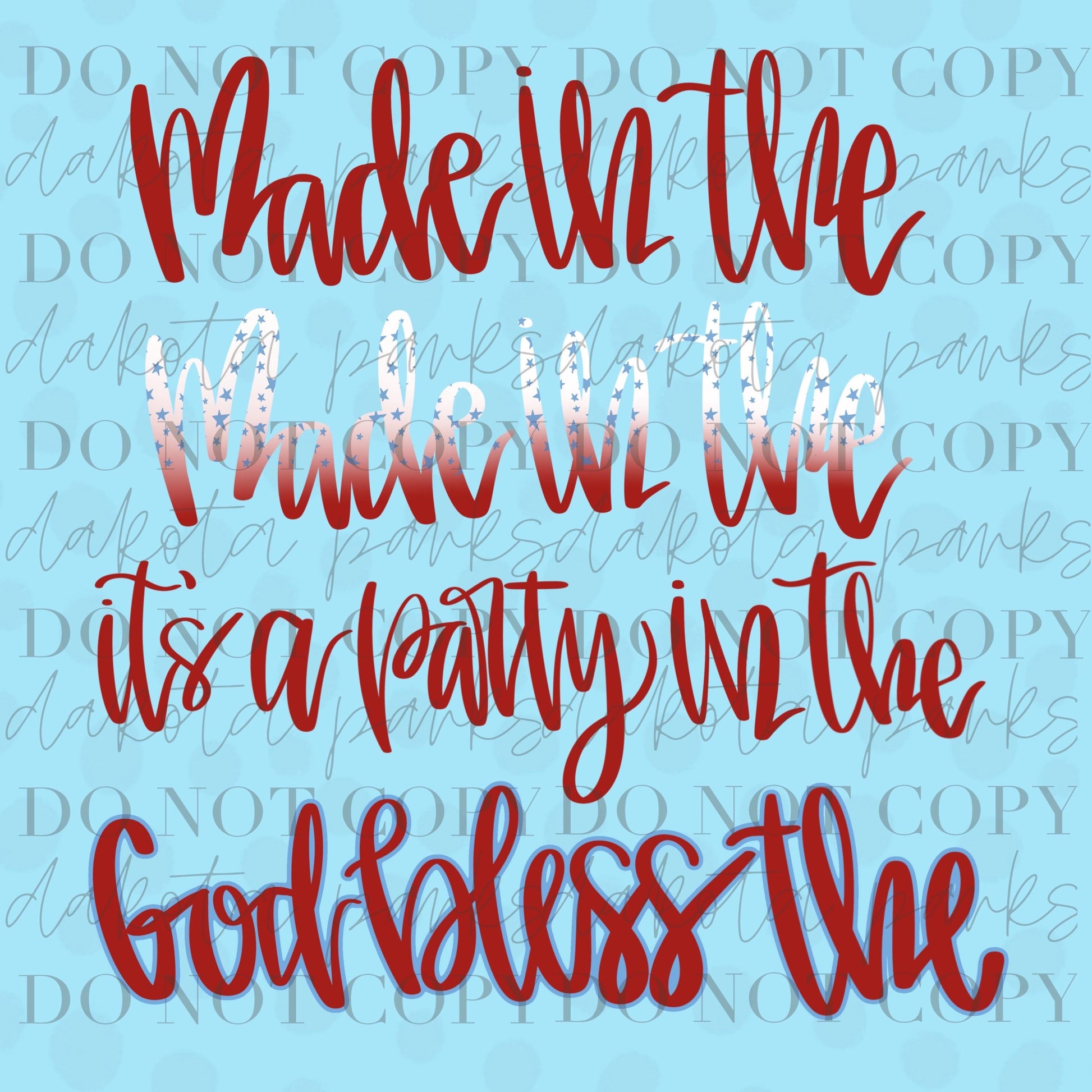 Made To Match Phrases for USA Alpha! A-Z, PNG, Handdrawn