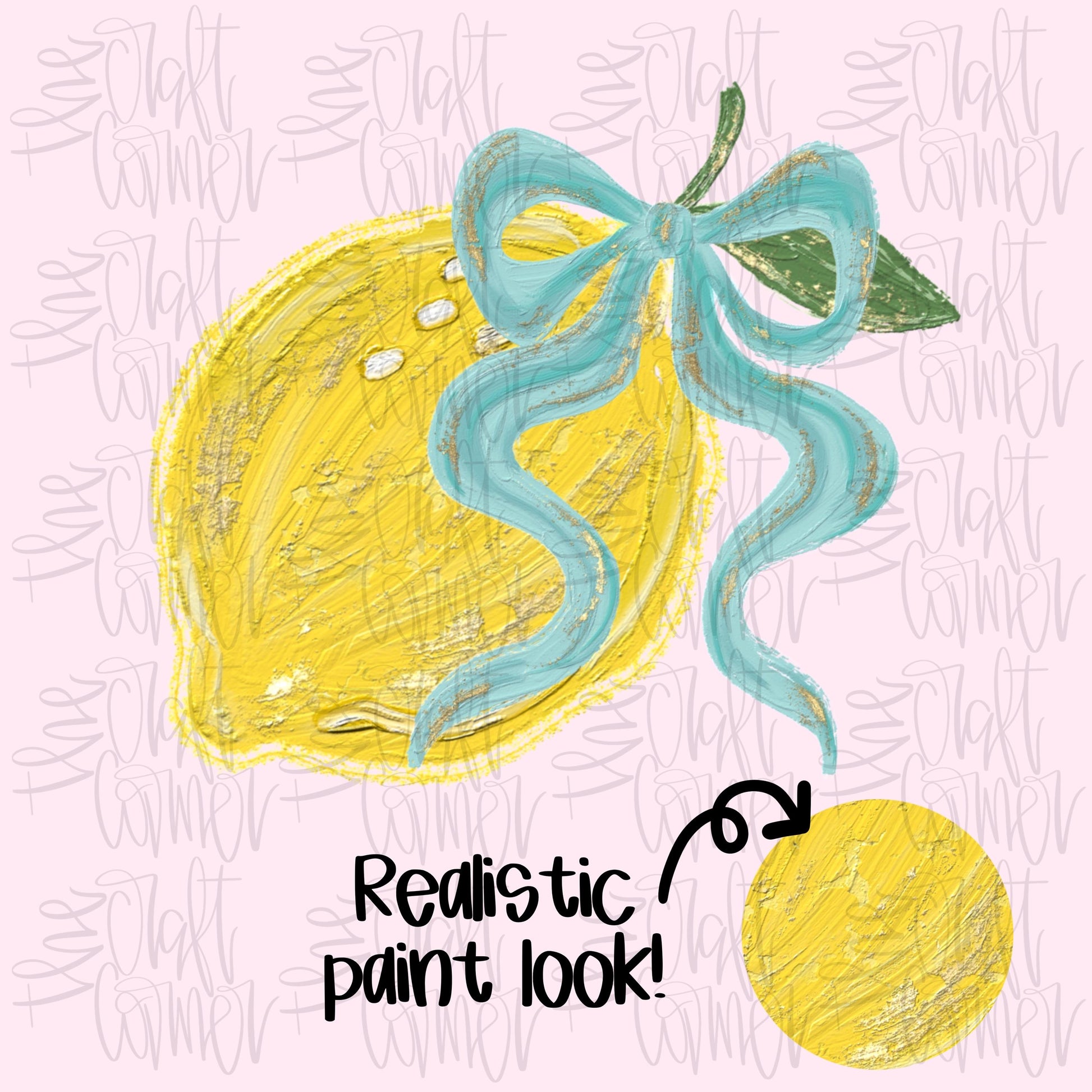 Lemon PNG, Coquette PNG, Watercolor Png, Brushstroke Png, Realistic Paint Png, Summer Png, Beach Png, Fruit Png, Preppy Png, Trendy