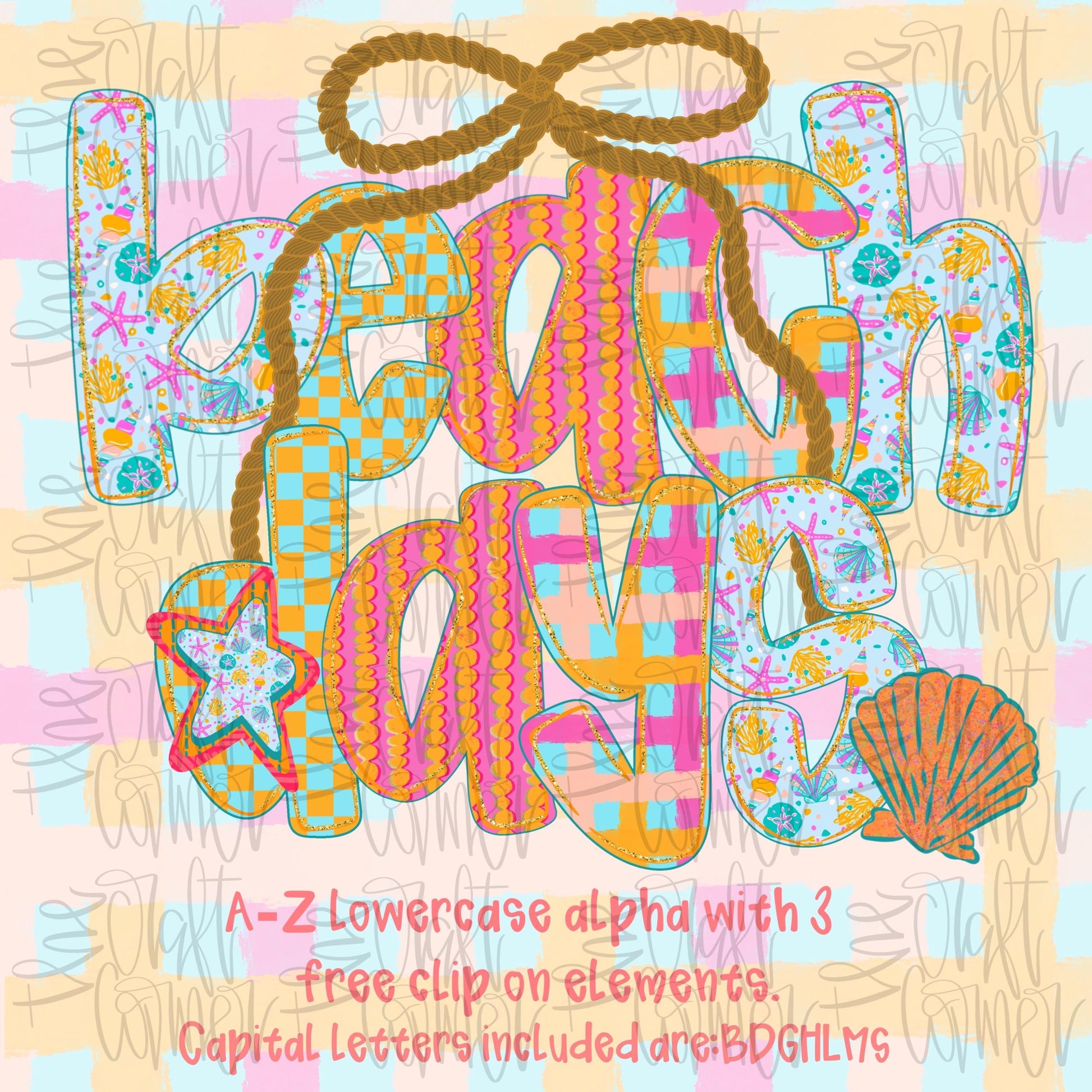 Beach Alpha PNG, Alpha PNG, Funky Alpha, Preppy A-Z Alpha, Coquette Alpha PNG, Digital Alpha, Neon Alpha, Letters Png