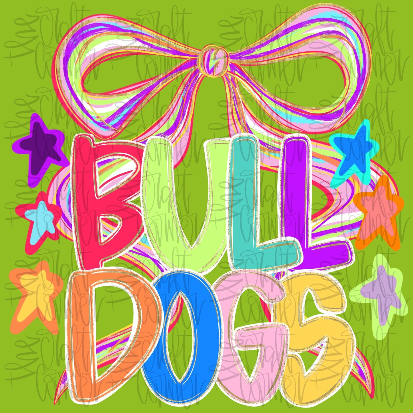 Bulldogs PNG, Preppy School Spirit PNG, Coquette PNG, Preppy Mascot Png, Trending Png, Viral Png, Hand Drawn Png, Mascot Png