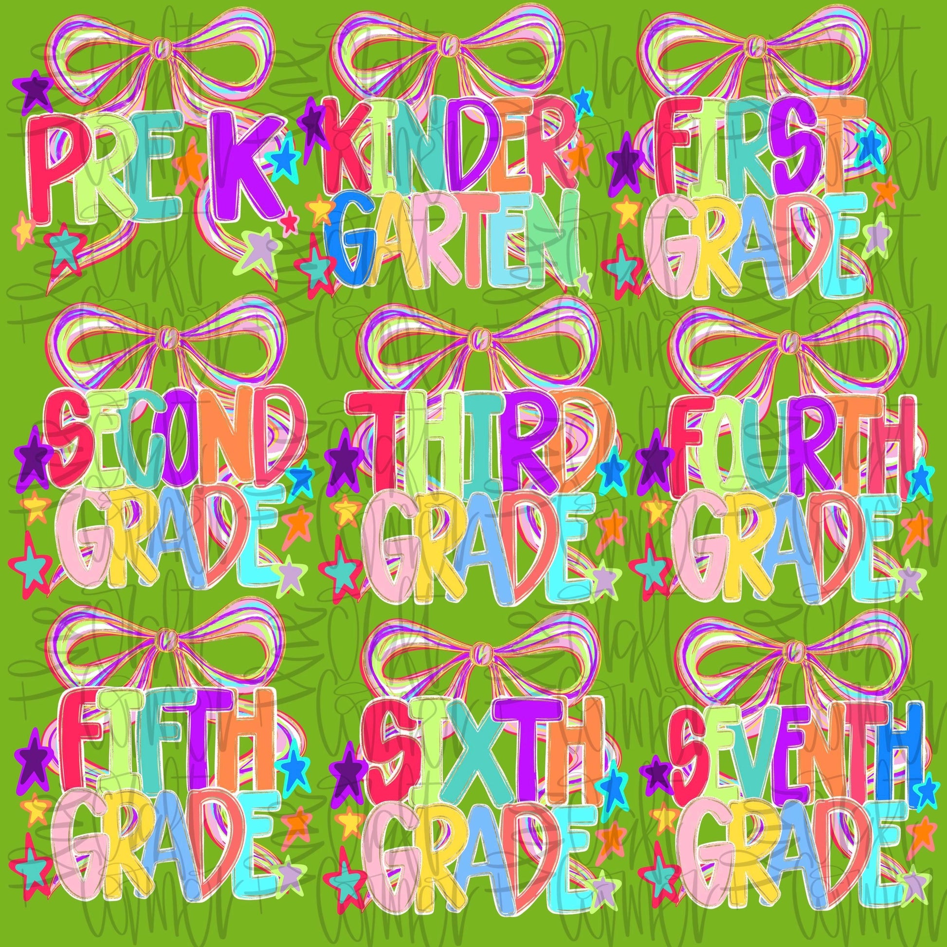 Preppy Back To School PNG Bundle, Coquette School First Day, Teacher PNG, Girly Png, Preppy School Png, All Grades, Shabby, Glitter Png