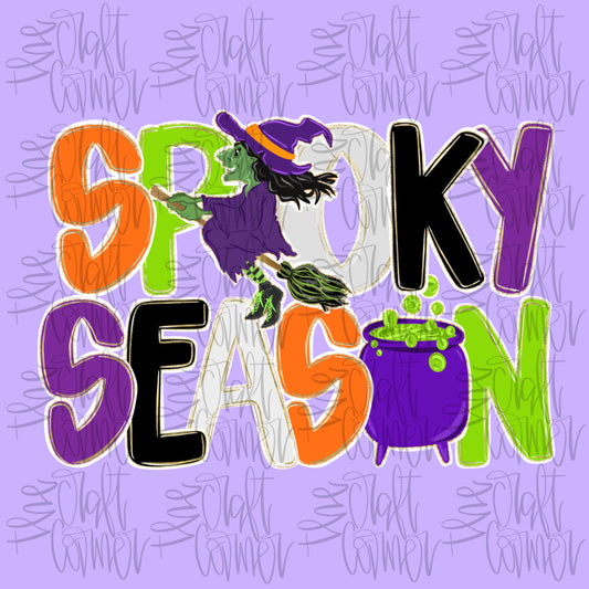 Spooky Season PNG, Boo PNG, Spooky PNG, Witch Png Halloween Png, Ghost png, Bats, Spooky Season Png, Trendy Png, Brushstroke Png