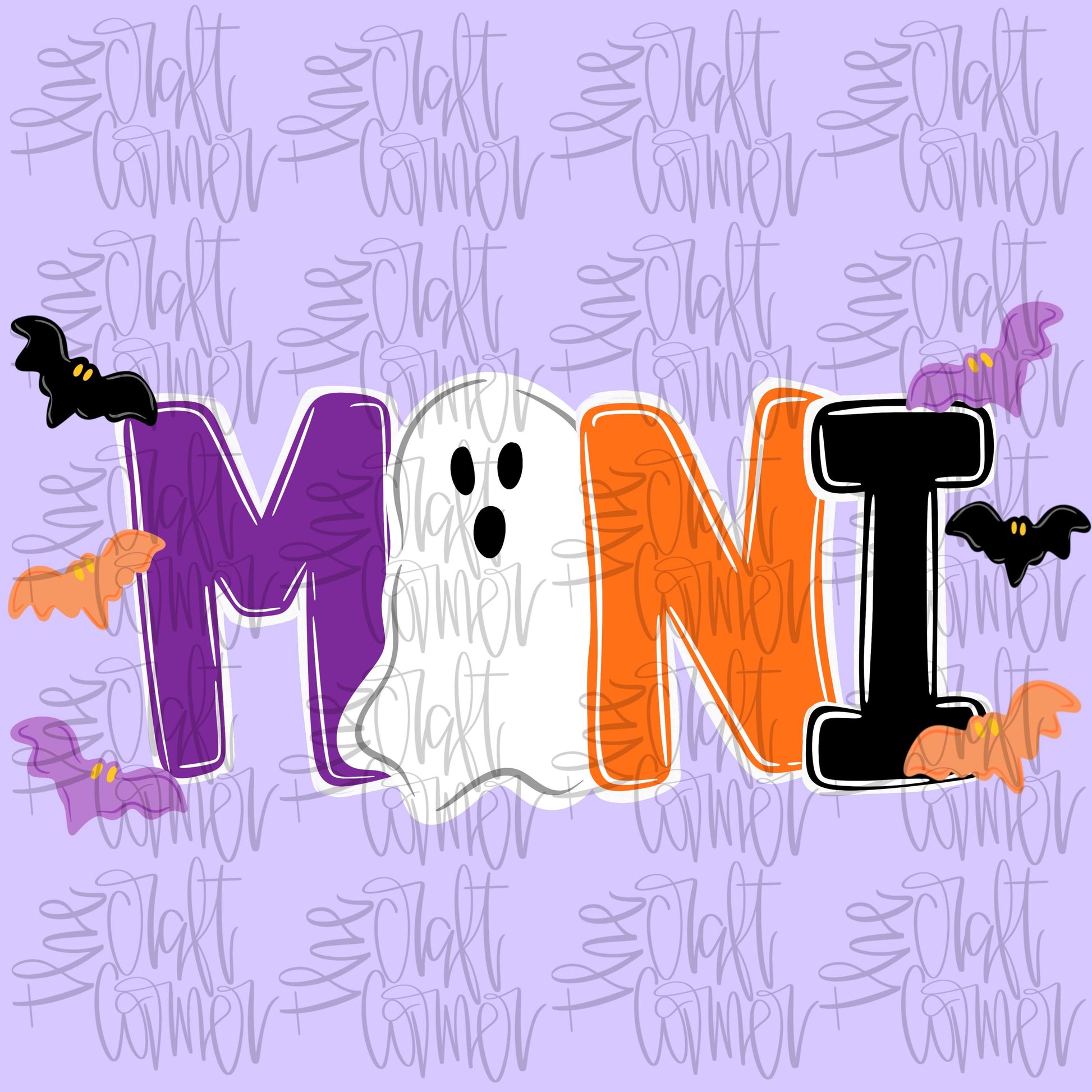 Boo Mini PNG, Spooky PNG, Ghost PNG, Halloween Png, Fall Png, Boy Png, Trendy Png, Halloween Bow Png, Brushstroke Png