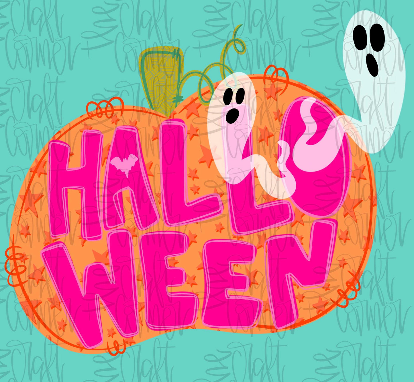 Halloween PNG, Spooky Coquette PNG, Pumpkin PNG, Ghost Png, Stars Png, Fall Png, Preppy Png, Trendy Png, Faux Glitter Png