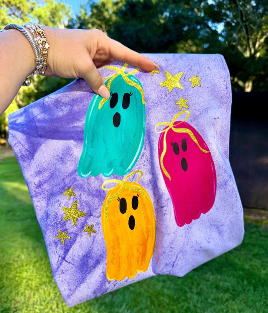 Ghost PNG, Spooky Coquette PNG, Boo PNG, Halloween Png, Fall, Preppy Png, Trendy Png, Halloween Bow Png, Faux Glitter Png, Realistic Paint