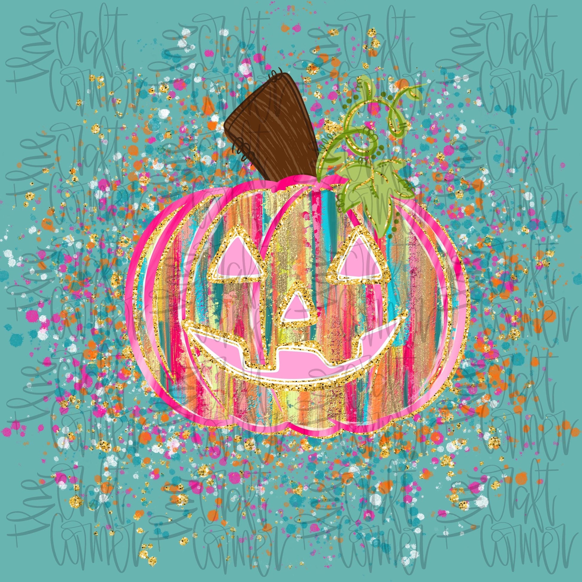 Preppy Jack-O-Lantern PNG, Pumpkin Splatter PNG, Smiley, Preppy Halloween PNG, Realistic Paint Png, Brushstroke Png, Girly Png, Faux Glitter