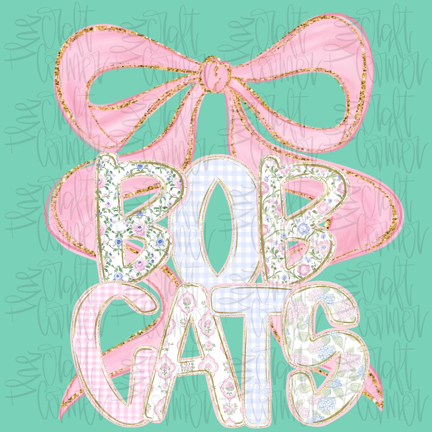 Bobcats Grand Millennial PNG, Bobcats PNG, Coquette Mascot Png, School Spirit PNG, School Mascot, Go Team, Preppy Mascot Png, Trending Png,
