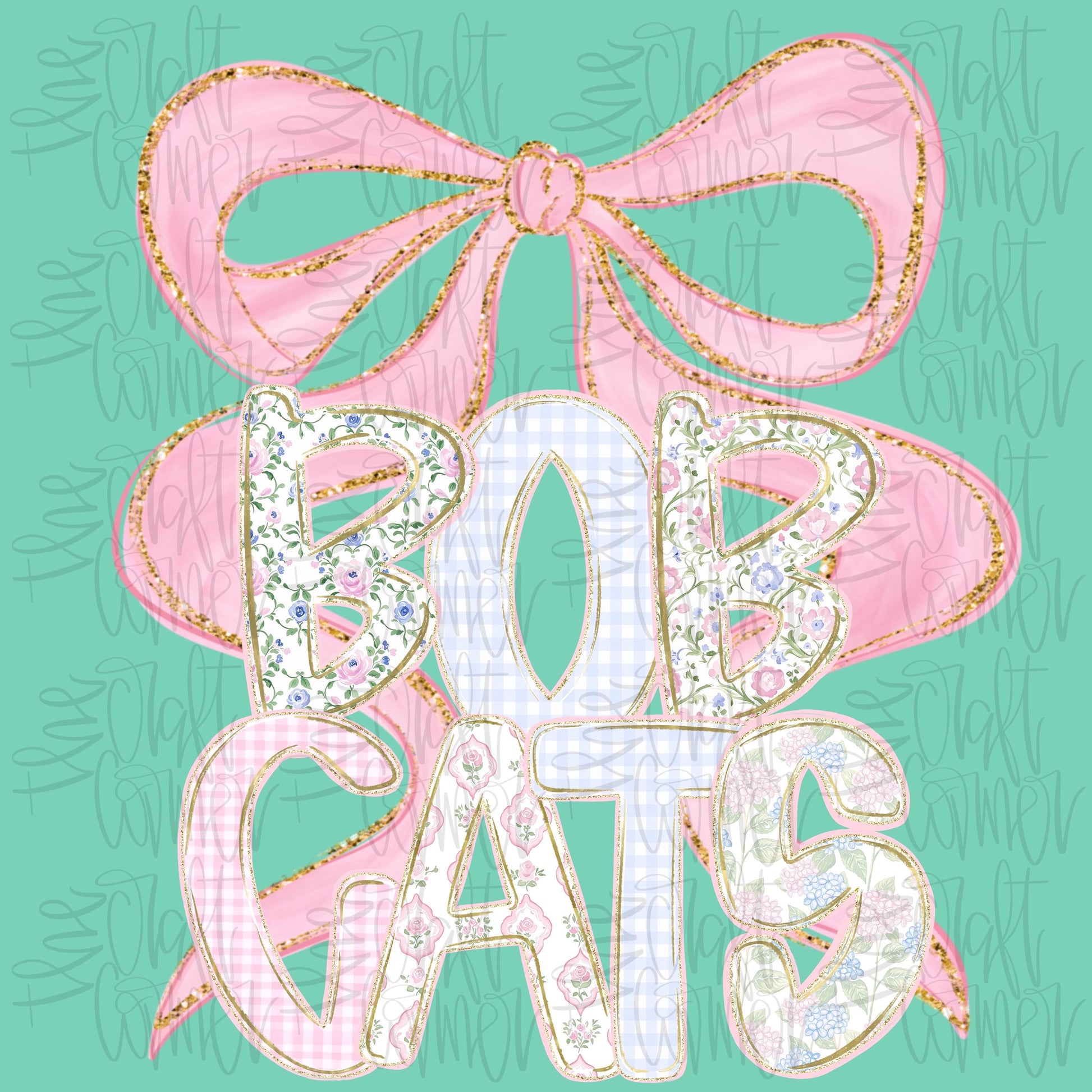 Bobcats Grand Millennial PNG, Bobcats PNG, Coquette Mascot Png, School Spirit PNG, School Mascot, Go Team, Preppy Mascot Png, Trending Png,