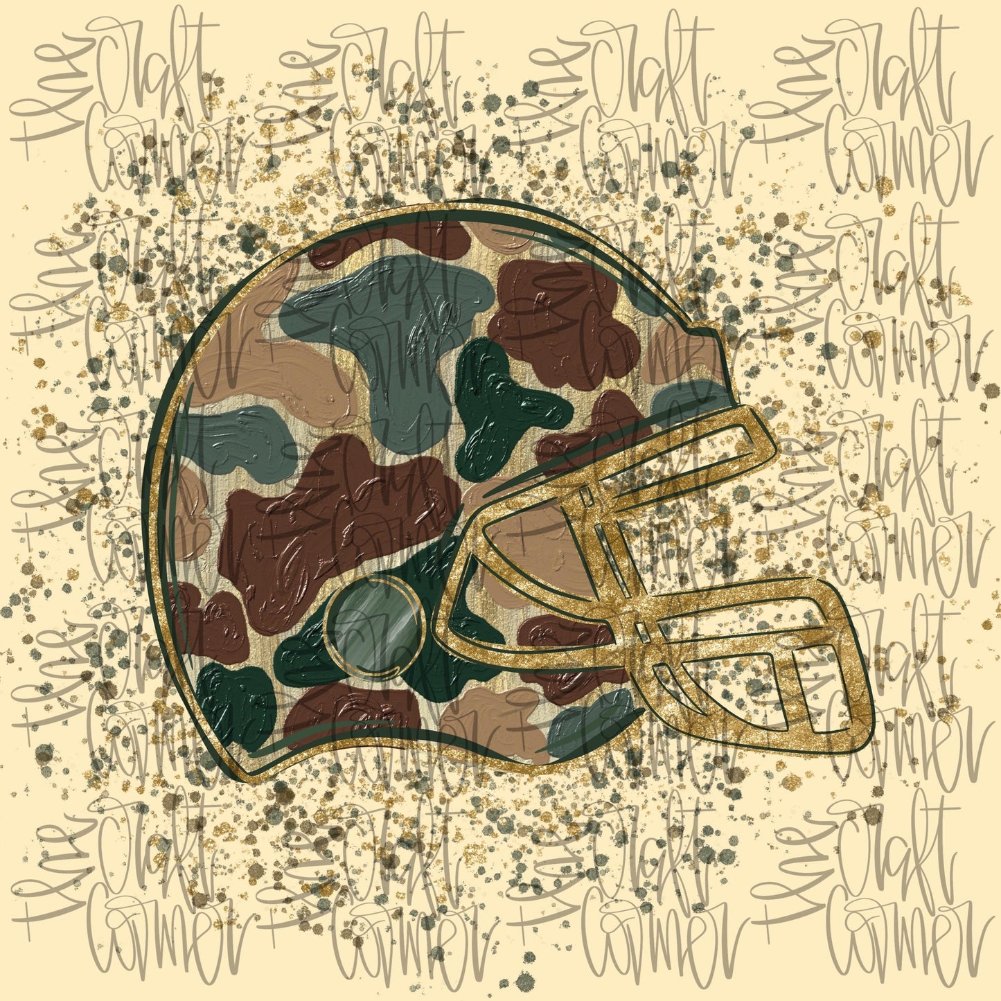 Camo Helmet PNG, Camouflage PNG, Football PNG, Realistic Paint Png, Game Day Png, Coquette Png, Bows Png, Preppy Png, Glitter Png, Trending