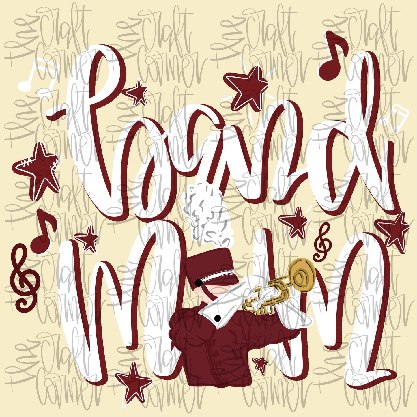 Band Mom PNG, Band PNG, School Spirit PNG, Marching Band Png, Trendy Png, Girly Png, Mom Png, Football Png, Game Day Png
