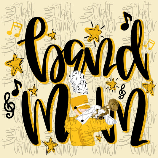 Band Mom PNG, Band PNG, School Spirit PNG, Marching Band Png, Trendy Png, Girly Png, Mom Png, Football Png, Game Day Png
