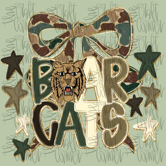 Bearcats Mascot PNG, Bearcats PNG, Mascot Coquette PNG, Camo Mascot Png, Tremding Png, Faux Glitter Png, Realistic Paint Png, Preppy Png,