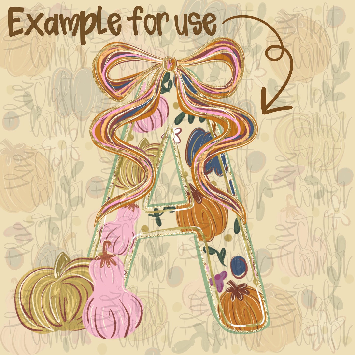 Fall Alpha PNG, A-Z, Autumn Alpha PNG, Preppy Alpha PNG, Coquette Alpha Png, Pumpkin Coquette Png, Faux Glitter Png, Trending Png,