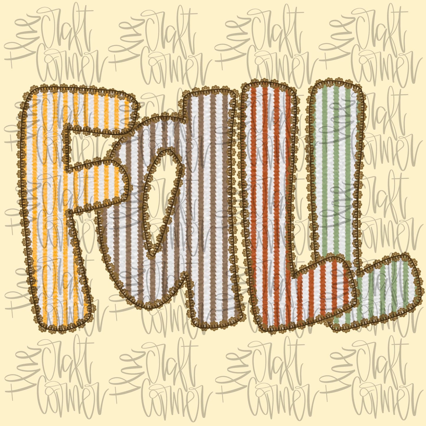 Fall Seersucker Coquette Bow , Fall Coquette Png, Autumn Png, Seersucker png, Coquette Png, Preppy Fall, Embroidery Png, Digital Png