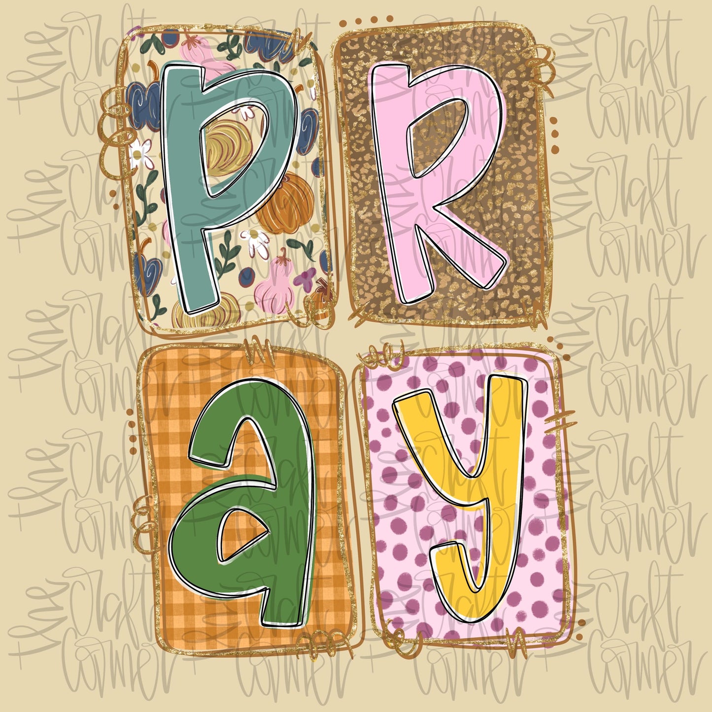 Pray PNG, Fall Coquette PNG, Preppy Fall PNG, Girly Fall, Faux Glitter Png, Trendy Png, Halloween, Autumn Png, Brushstroke Png, Religious
