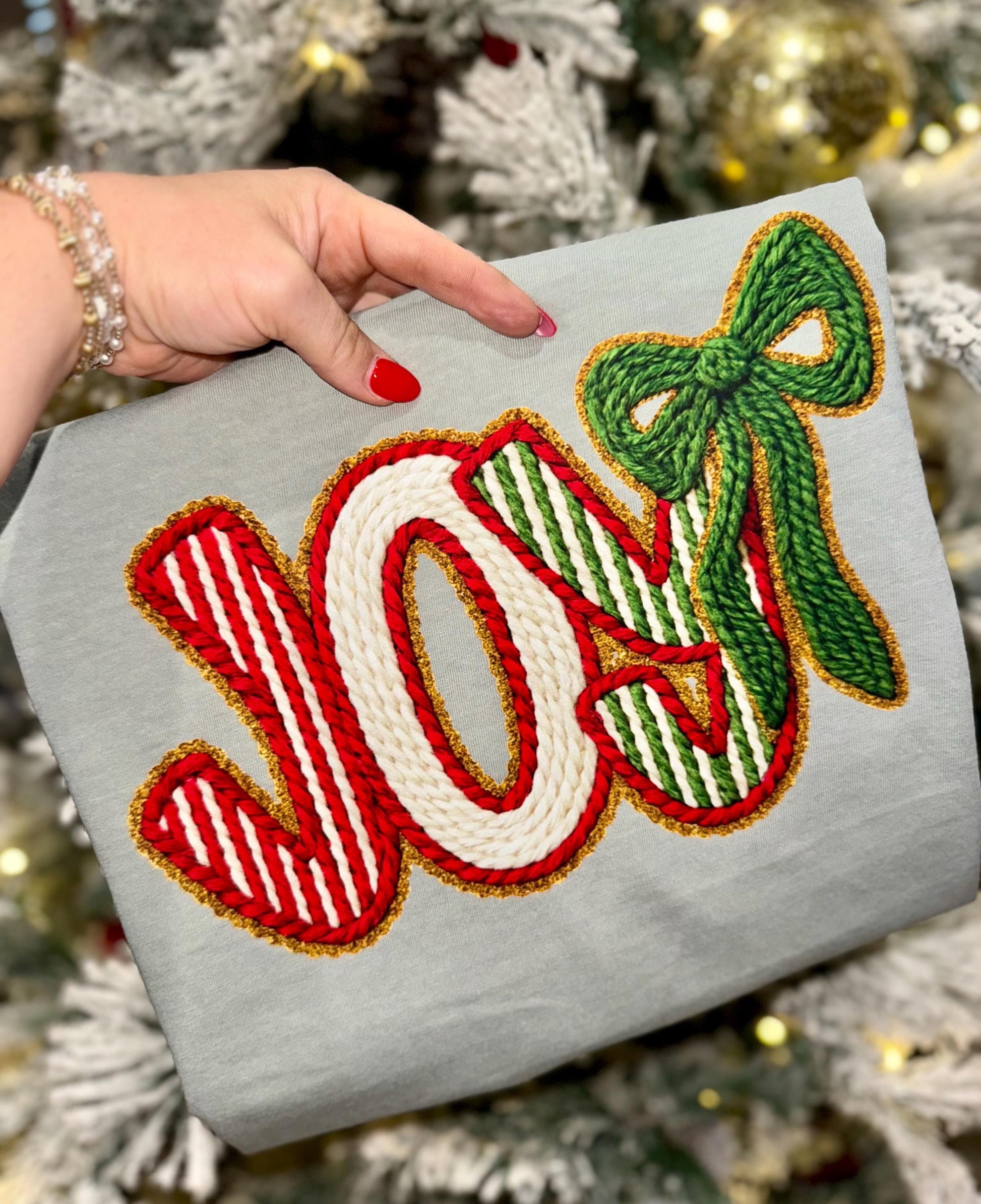 Joy Yarn PNG, Merry Christmas PNG, Faux Yarn PNG, Christmas Realistic Yarn Png, Holiday Png, Trendy Png, Preppy Png, Coquette Png