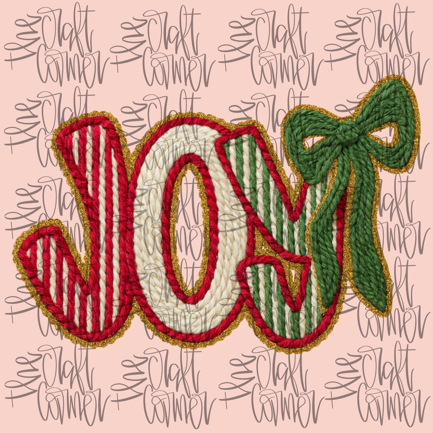 Joy Yarn PNG, Merry Christmas PNG, Faux Yarn PNG, Christmas Realistic Yarn Png, Holiday Png, Trendy Png, Preppy Png, Coquette Png