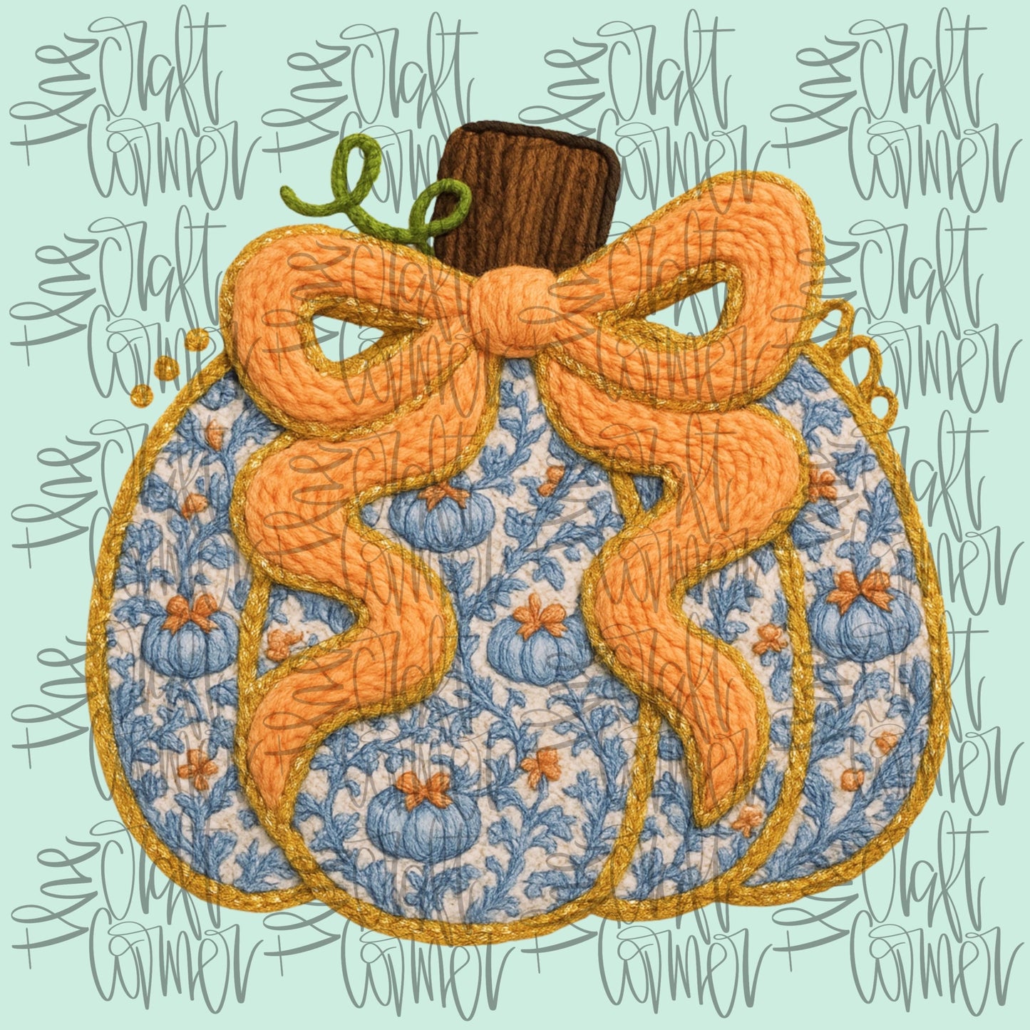 Grandmillennial Yarn Pumpkin PNG, Grandmillennial Coquette PNG, Fall PNG, Pumpkin Png, Faux Yarn Pumpkin Png, Realistic Yarn Png, Trendy Png