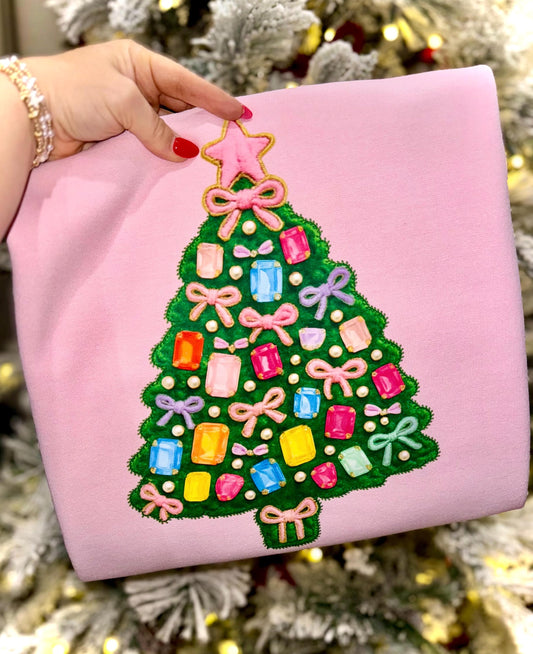 Christmas Rhinestone Tree PNG, Merry Christmas PNG, Christmas Tree PNG, Faux Yarn Png, Christmas Realistic Yarn Png, Holiday Png, Trendy Png