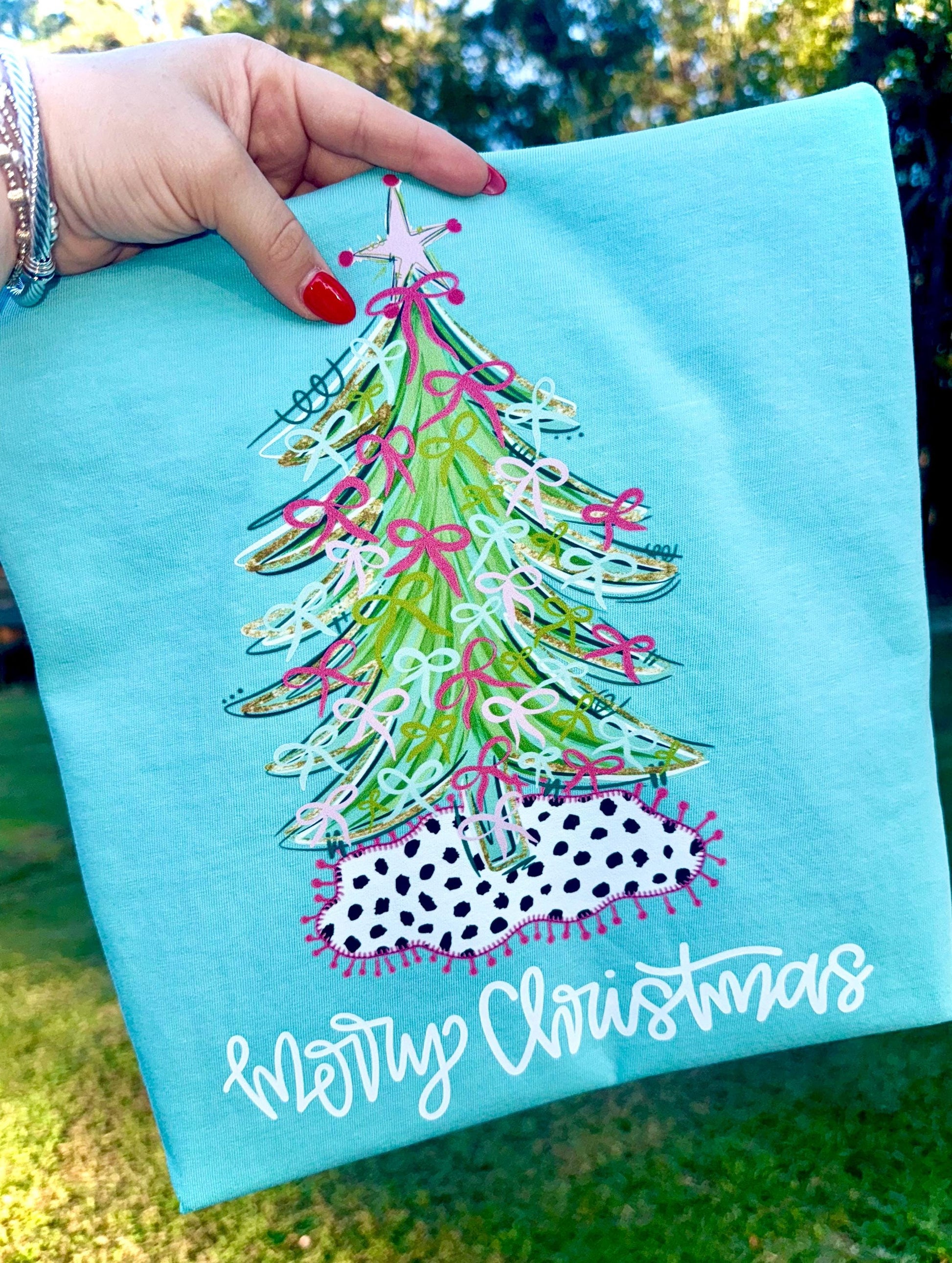 Christmas Tree PNG, Merry Christmas PNG, Holiday PNG, Trendy Png, Coquette Christmas Png, Stars Png, Faux Glitter Png, Preppy Christmas Png