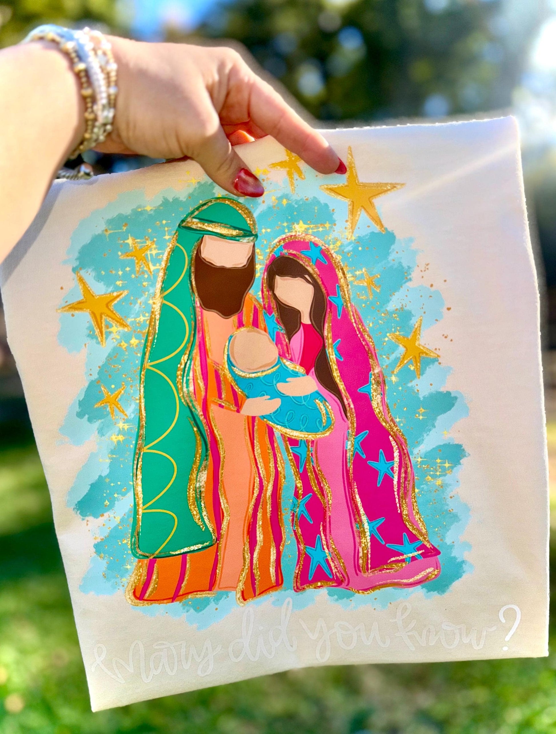 Mary Did You Know PNG, Christmas PNG, Baby Jesus PNG, Manger Png, Holiday Png, Merry Christmas Png, Whimsical Png, Faux Gold Png, Trendy Png