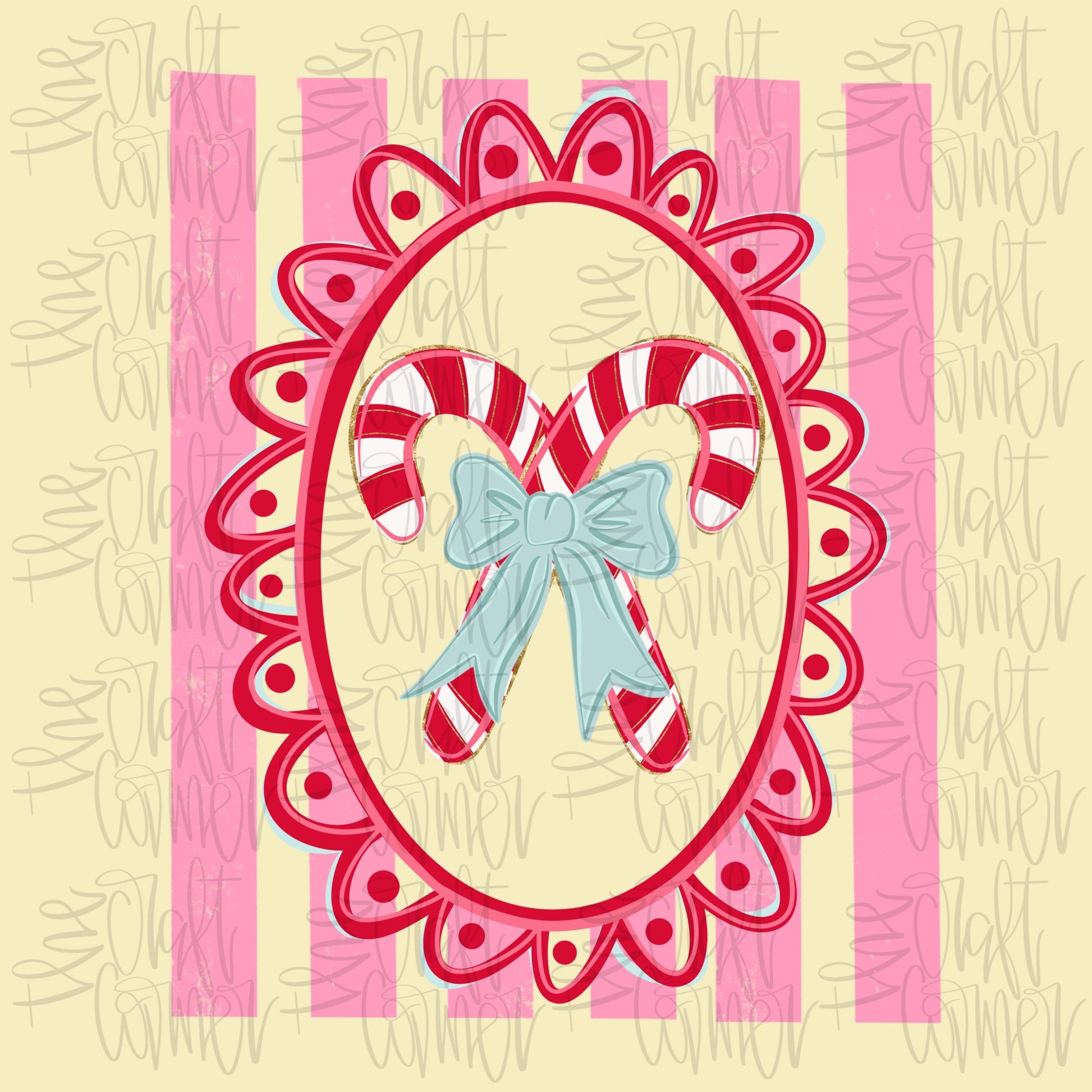 Candy Cane PNG, Christmas Candy Cane PNG, Christmas Coquette PNG, Holiday Png, Christmas Preppy Png, Trending Png, Merry Png