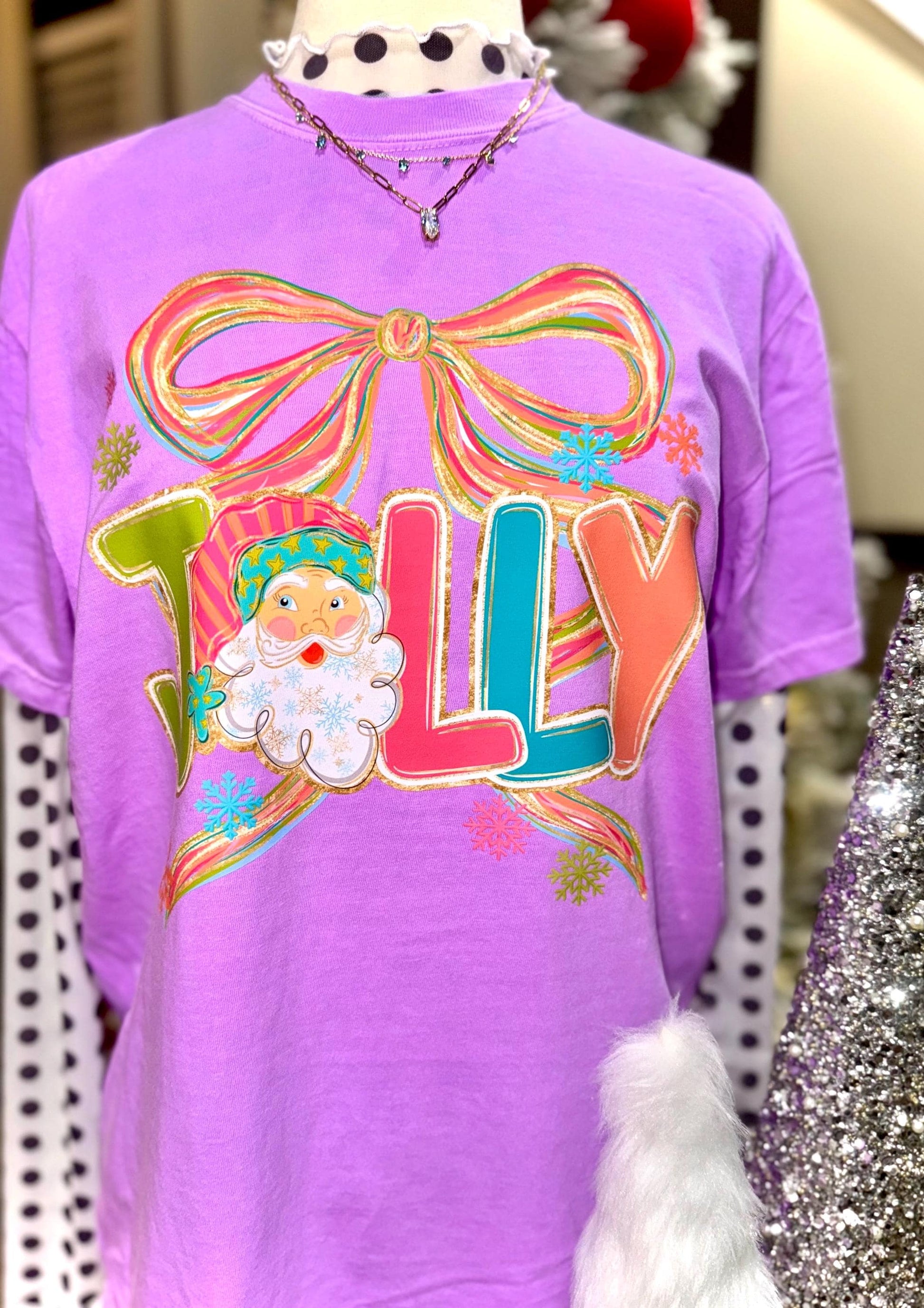 Jolly Coquette PNG, Merry Christmas Bow PNG, CHRISTmas PNG, Preppy Christmas Png, Trendy Png, Holiday Png, Faux Glitter Png, Santa Png