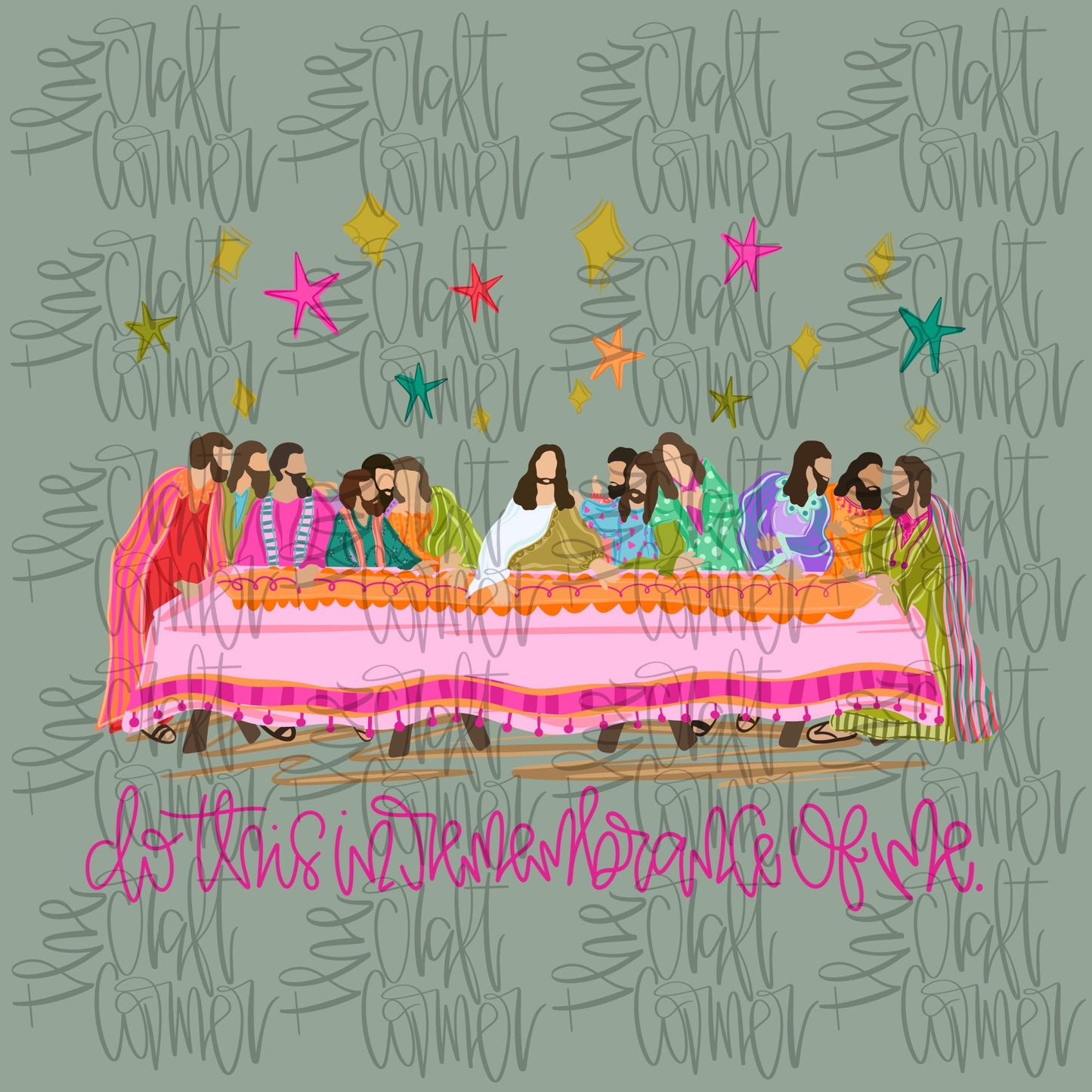 Lords Supper PNG, Religious PNG, Last Supper PNG, In Remembrance Png, Trendy Png, Preppy Doodle Png, Girly Coquette Png, Faux Glitter Png