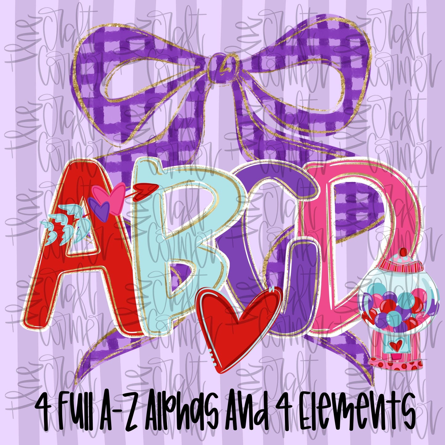 Valentines Alpha PNG, A-Z, Love Alpha PNG, February 14 Alpha PNG, Coquette Alpha Png, V Day Coquette Png, Faux Glitter Png, Trending Png