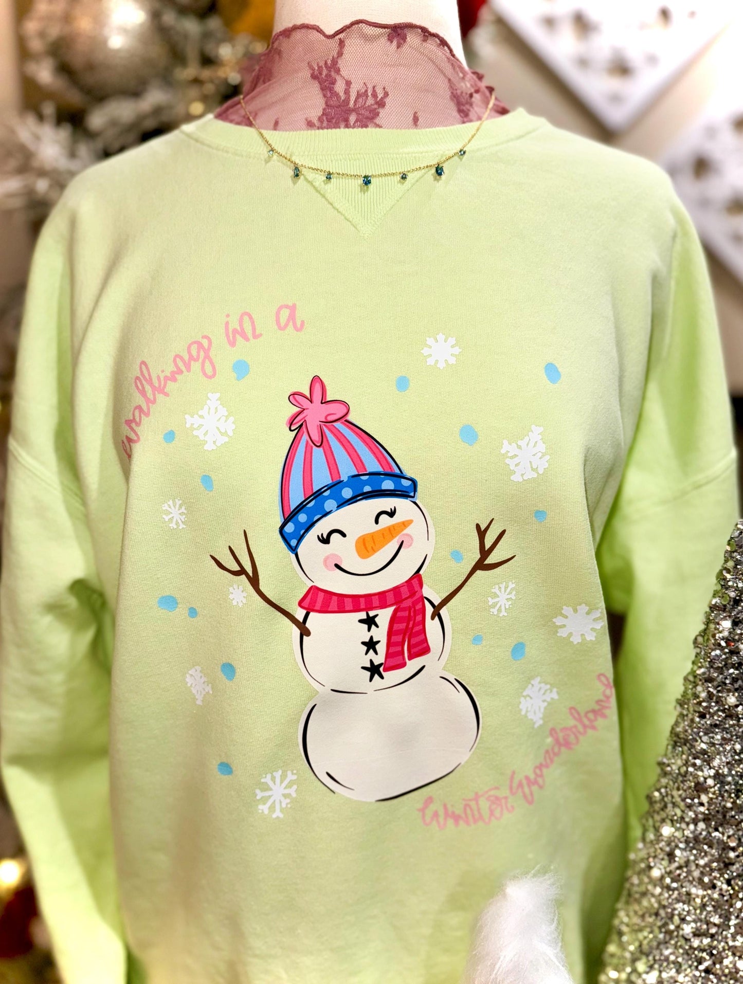 Snowman PNG, Winter Wonderland PNG, Christmas PNG, Holiday Png, Whimsical Png, Snow Png, Preppy Png, Trendy Png, Snowflakes Png