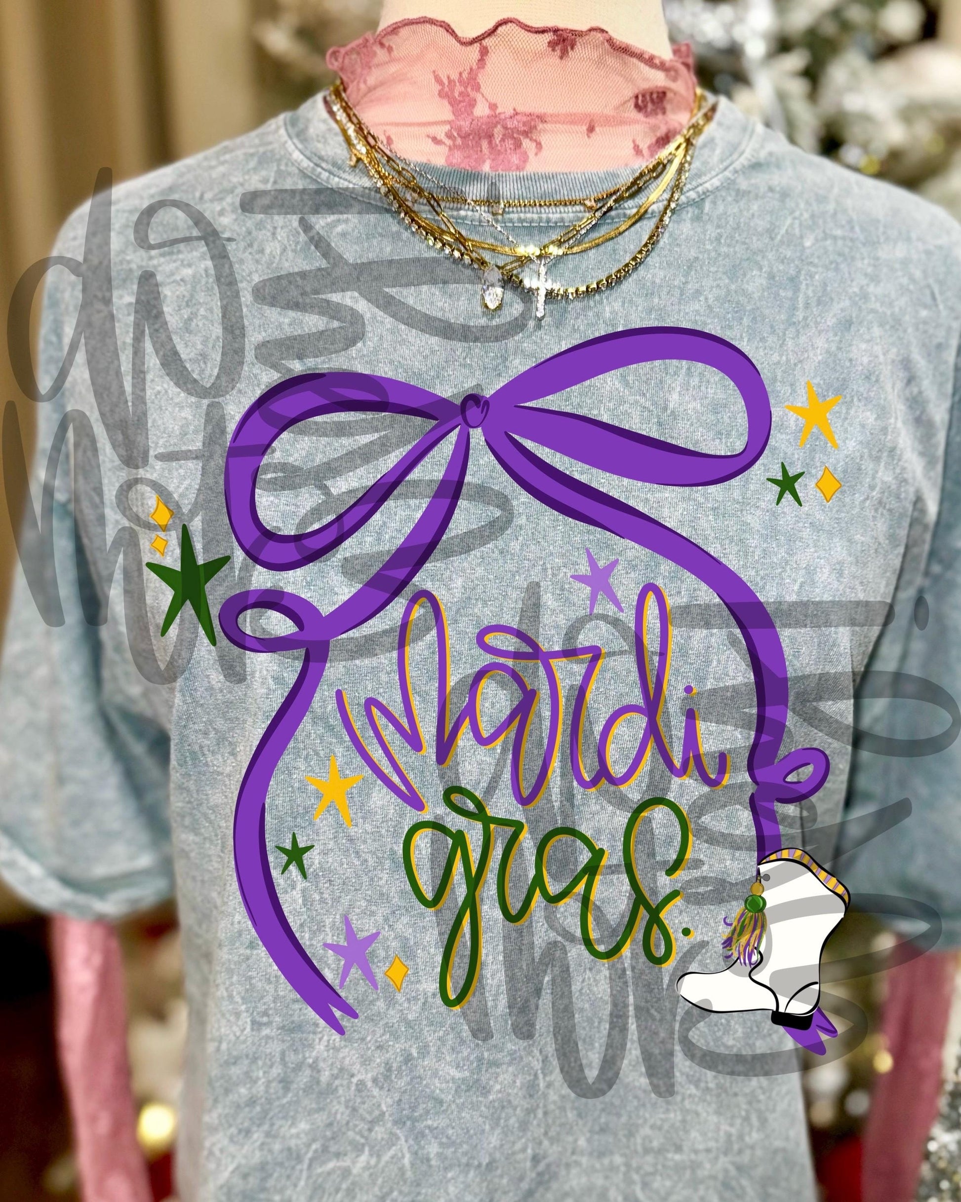Mardi Gras PNG, Coquette Mardi Gras PNG, Mardi PNG, Carnival Png, Louisiana Png, Preppy Png, Mardi Gras Boot Png, Mardi Beads Png