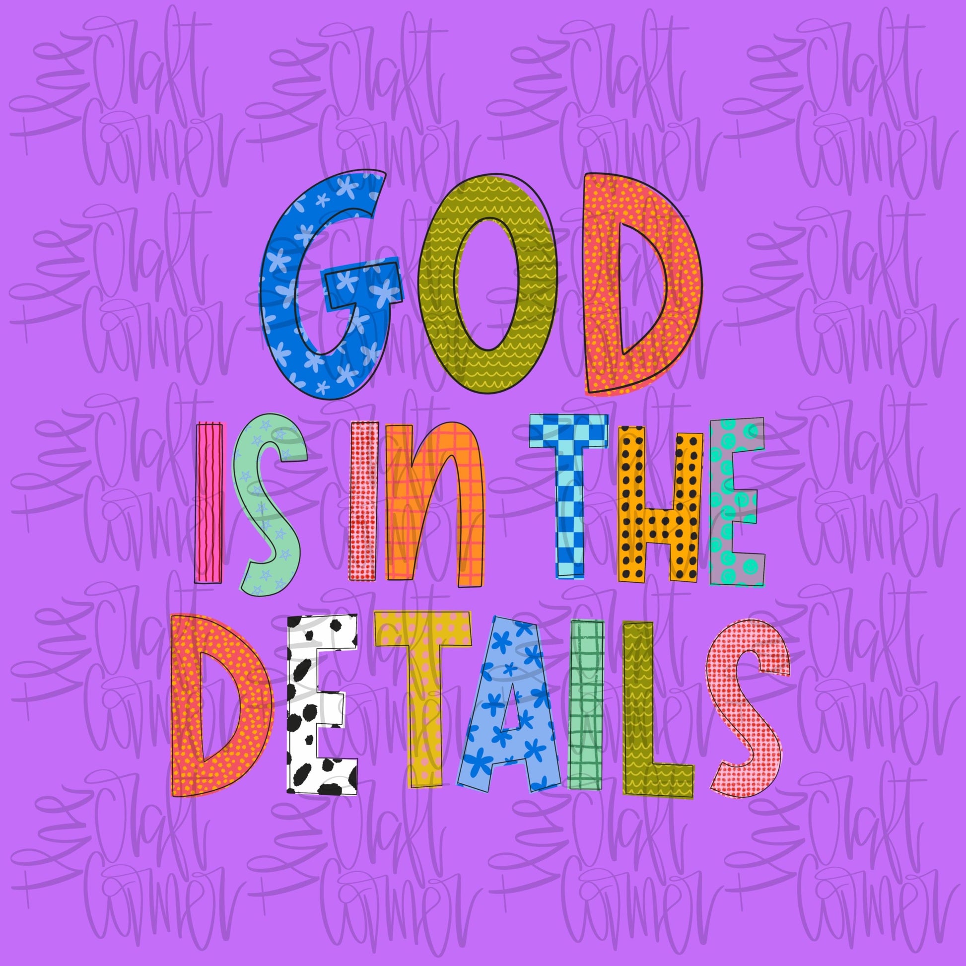 God Is In The Details PNG, Doodle PNG, Religious PNG, Graphic Tee Png, Stars Png, God Png, Preppy Png, Trendy Png, Hand Lettered Png