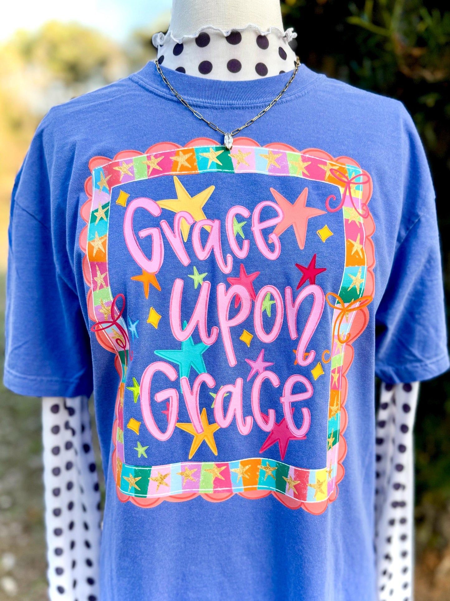Grace Upon Grace PNG, Grace PNG, Inspirational PNG, Girly Vibes Png, Spring Png, Coquette Png, Trendy Png, Hand Lettered Png, Boutique Png