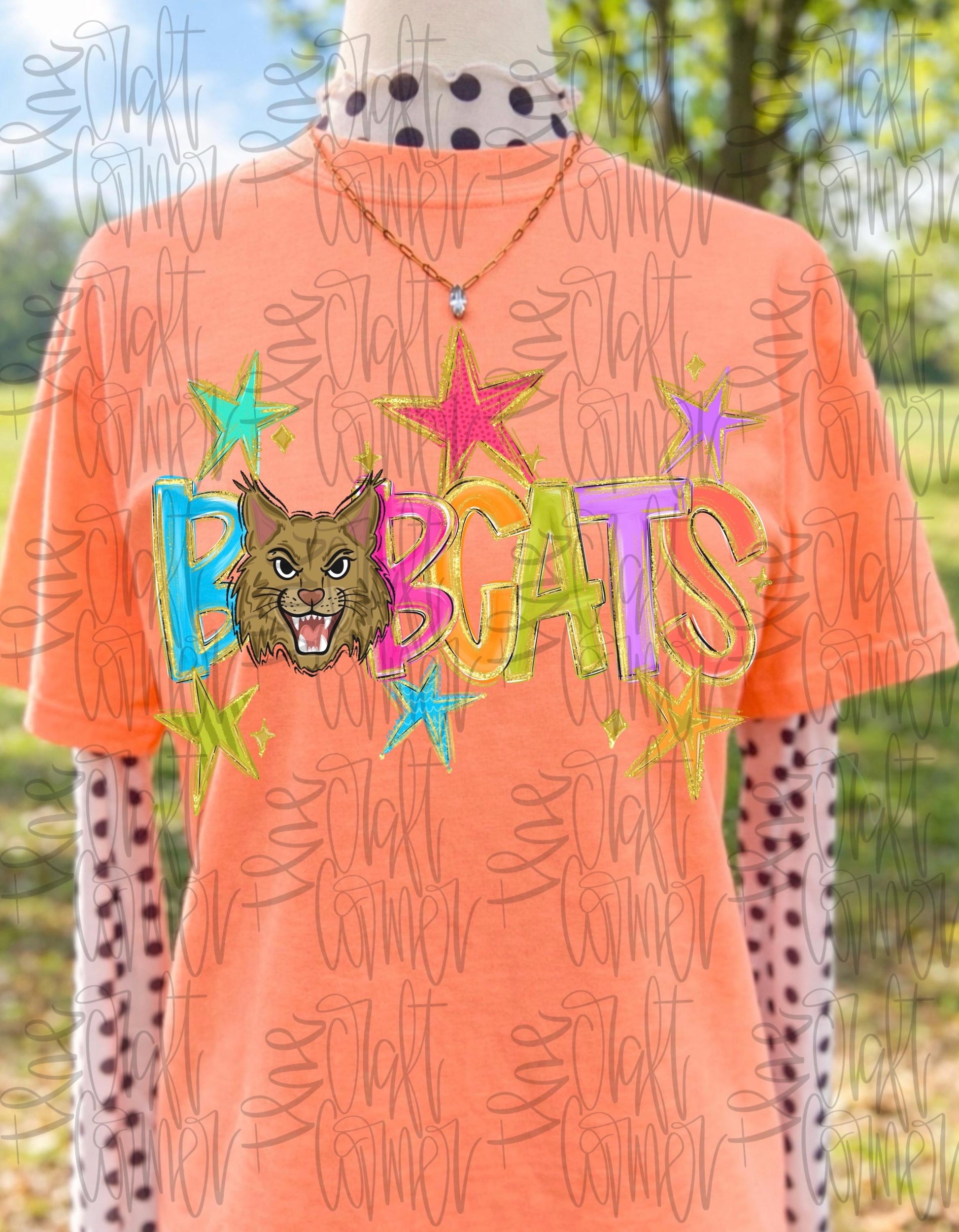 Bobcats Mascot PNG, Preppy School Spirit PNG, Mascot PNG, Game Day Png, Preppy Png, Trendy Png, Preppy Team Spirit Png, Faux Glitter Png