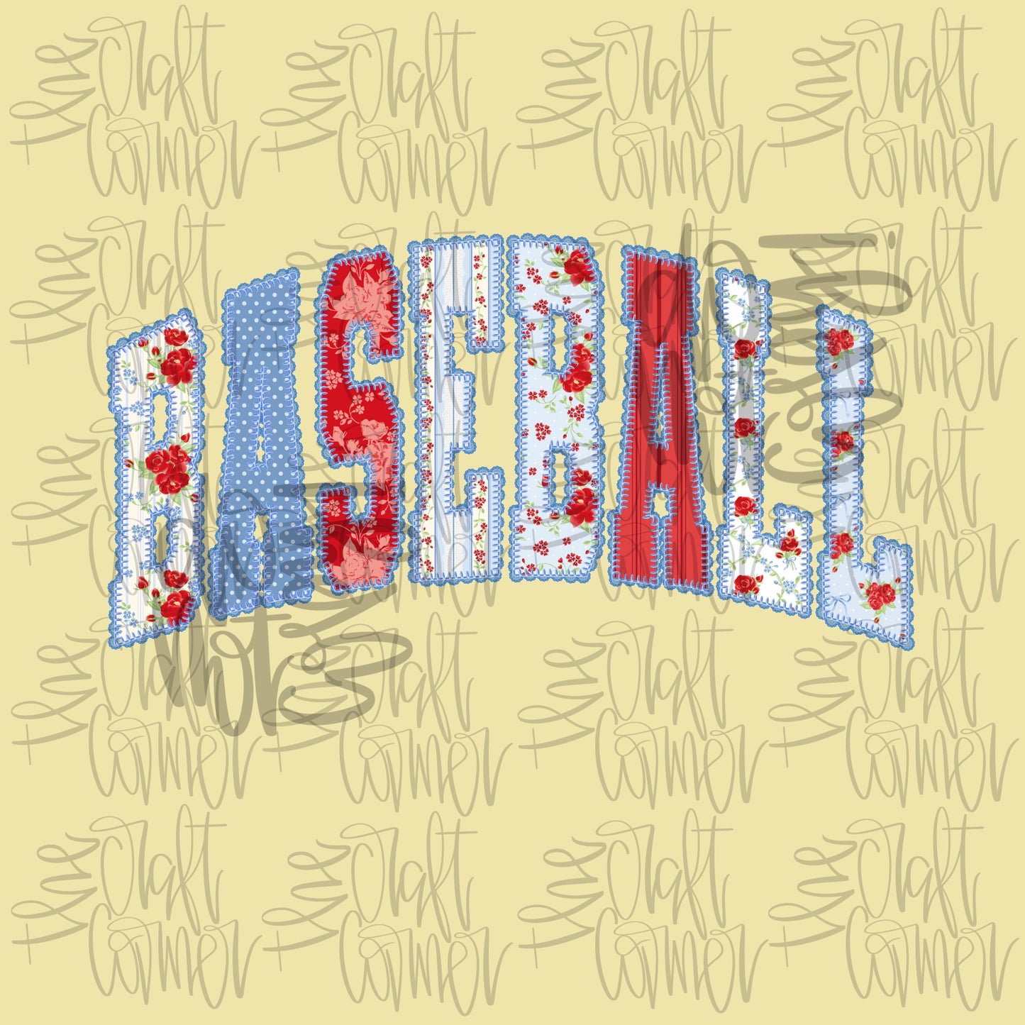 Baseball PNG, Play Ball PNG, Dainty PNG, Lace Png, Girly Png, Grandmillennial Png, Doodle Png, Preppy Floral Png, Mama Png