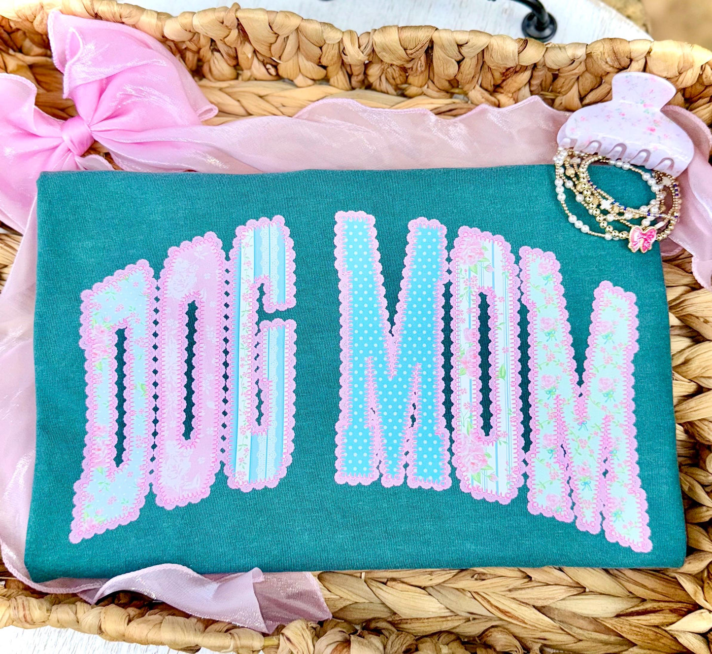 Dog Mom PNG, Mom PNG, Dainty PNG, Lace Png, Girly Png, Grandmillennial Png, Doodle Png, Preppy Floral Png, Dog Lover Png, Mothers Day Png
