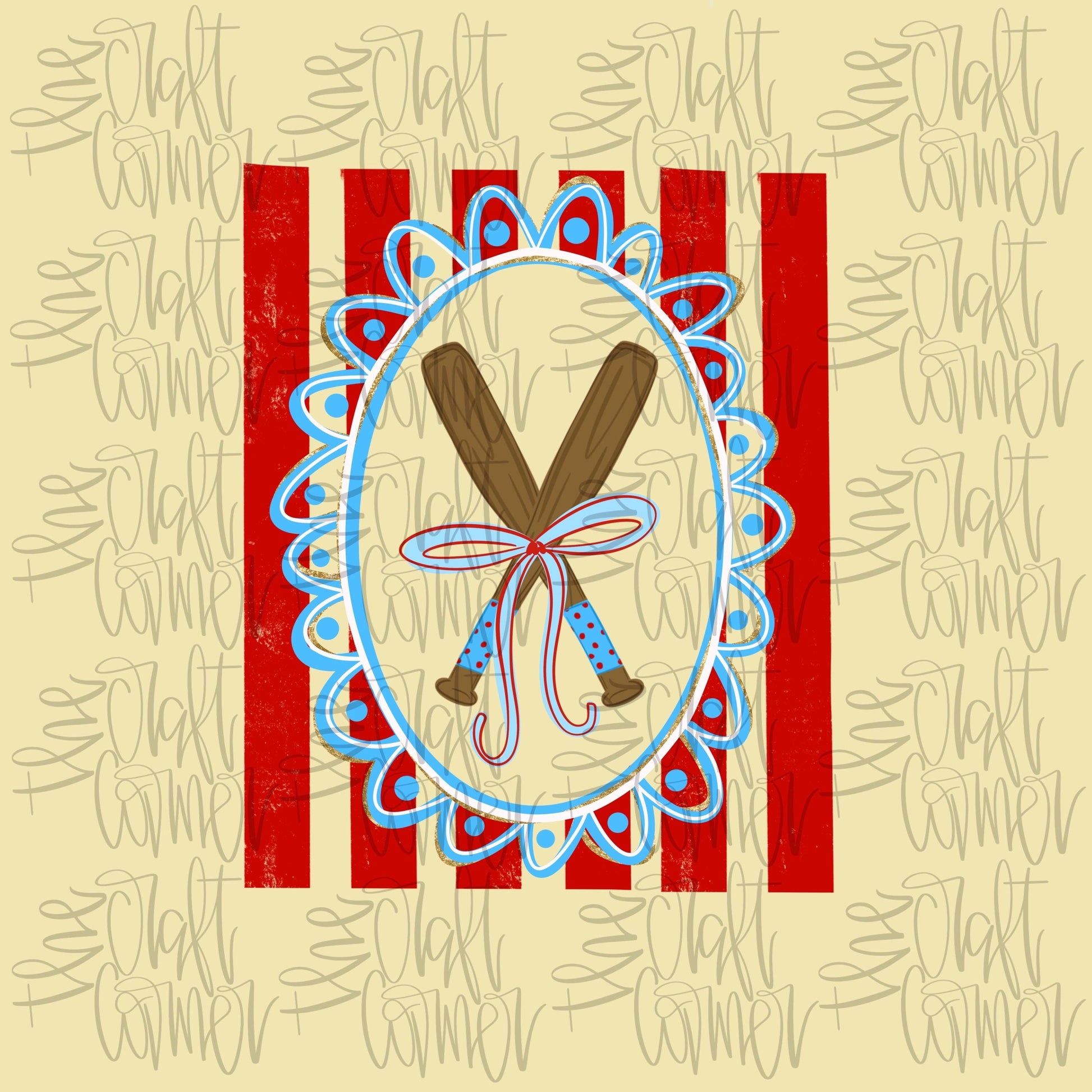 Baseball Bats PNG, Baseball Coquette PNG, Play Ball PNG, Home Run Png, Sports Png, Crest Png, Preppy Png, Trendy Png, Girly Png