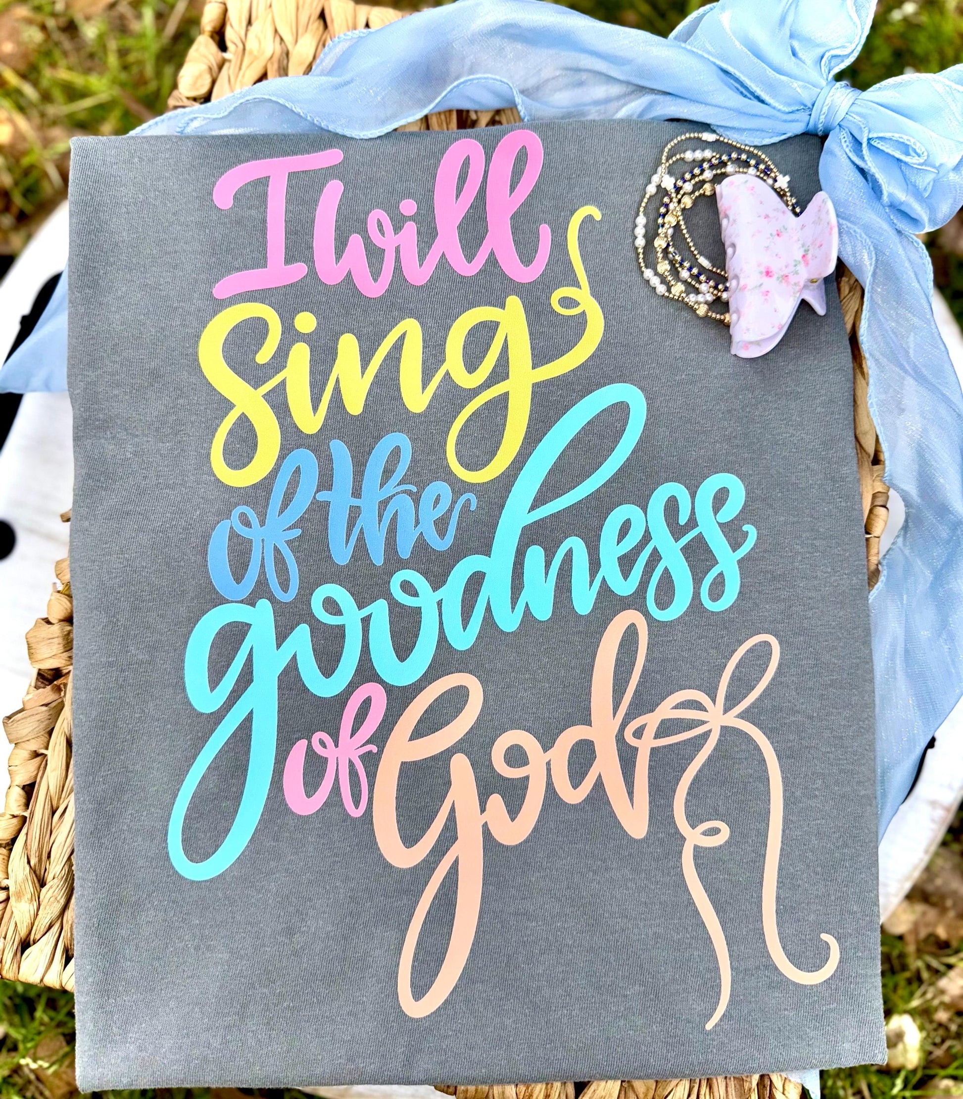 I Will Sing Of The Goodness Of God PNG, Faith PNG, Religious PNG, Whimsy Png, Girly Png, Dainty Png, Coquette Png, Love Like Jesus Png