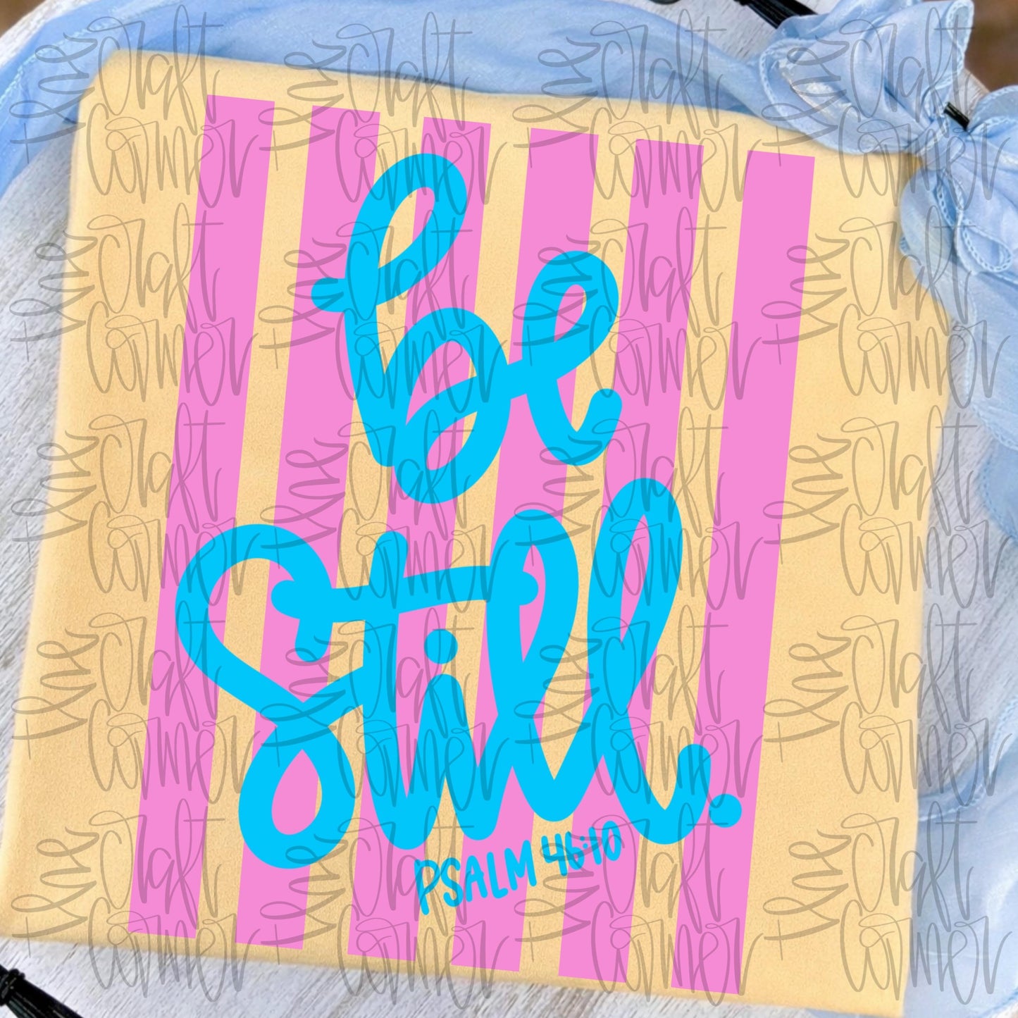 Be Still PNG, Faith PNG, Religious PNG, Spring Png, Whimsy Png, Girly Png, Stripes Png, Dainty Png, Boutique Png, Love Like Jesus Png