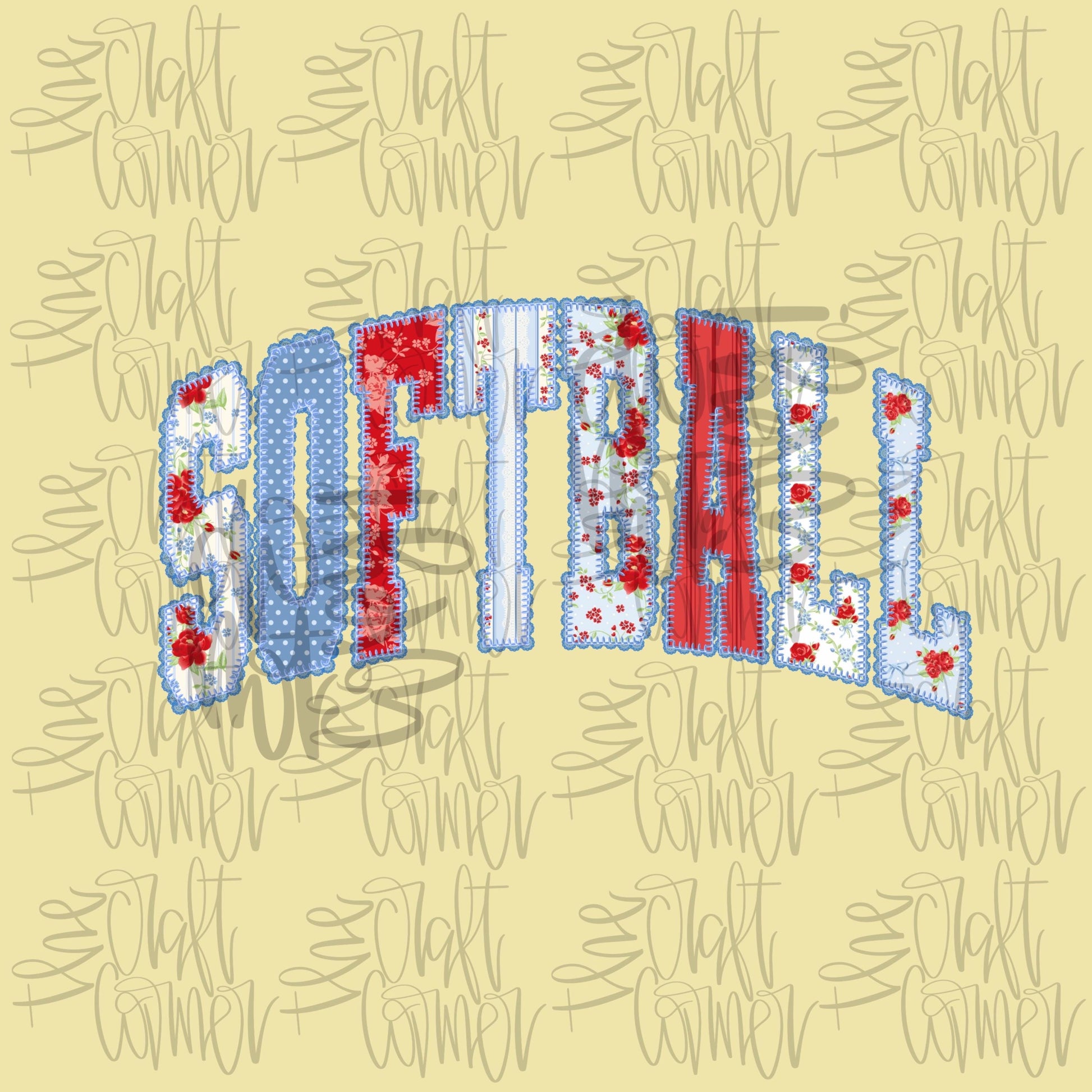 Softball PNG, Play Ball PNG, Dainty PNG, Game Day Png, Floral Png, Grandmillennial Png, Doodle Png, Lace Png, Preppy Floral Png, Girly Png