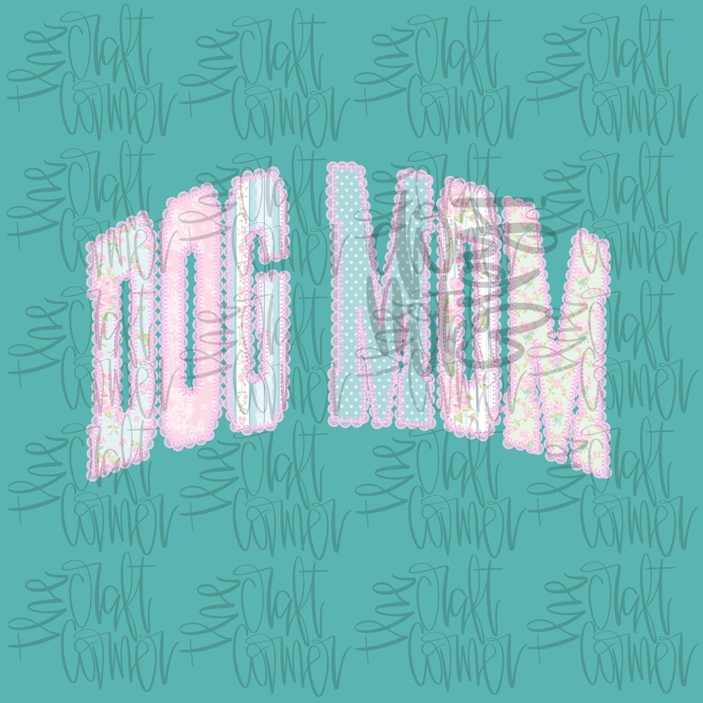 Dog Mom PNG, Mom PNG, Dainty PNG, Lace Png, Girly Png, Grandmillennial Png, Doodle Png, Preppy Floral Png, Dog Lover Png, Mothers Day Png