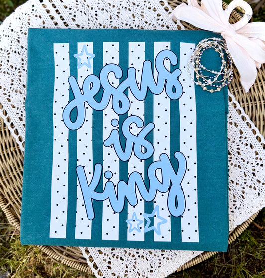 Jesus Is King PNG, Faith PNG, Religious PNG, Spring Png, Whimsy Png, Girly Png, Stripes Png, Dainty Png, Be Still Png, Love Like Jesus Png