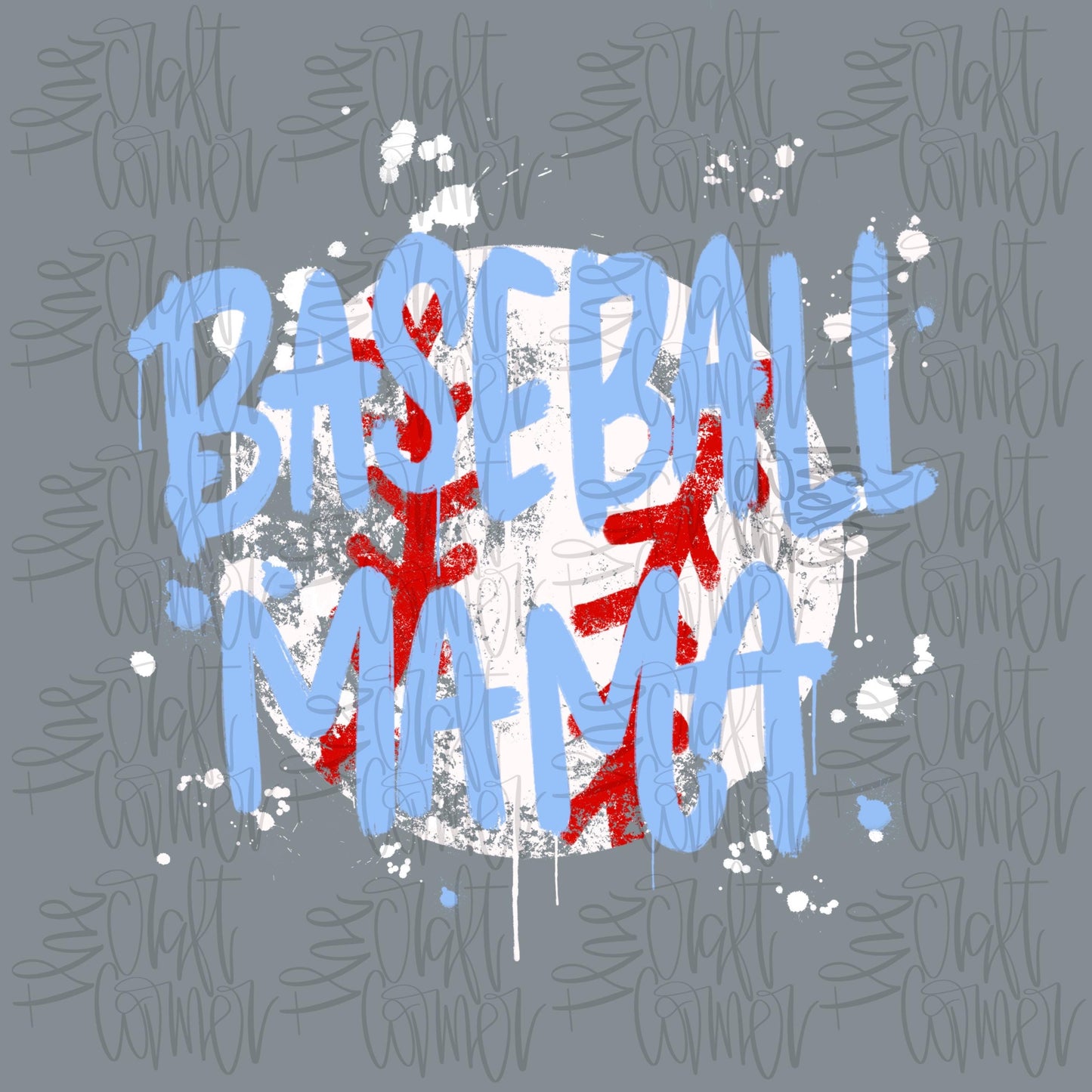 Baseball PNG, Baseball Splatter PNG, Play Ball PNG, Home Run Png, Sports Png, Game Day Png, Preppy Png, Trendy Png, Girly Png