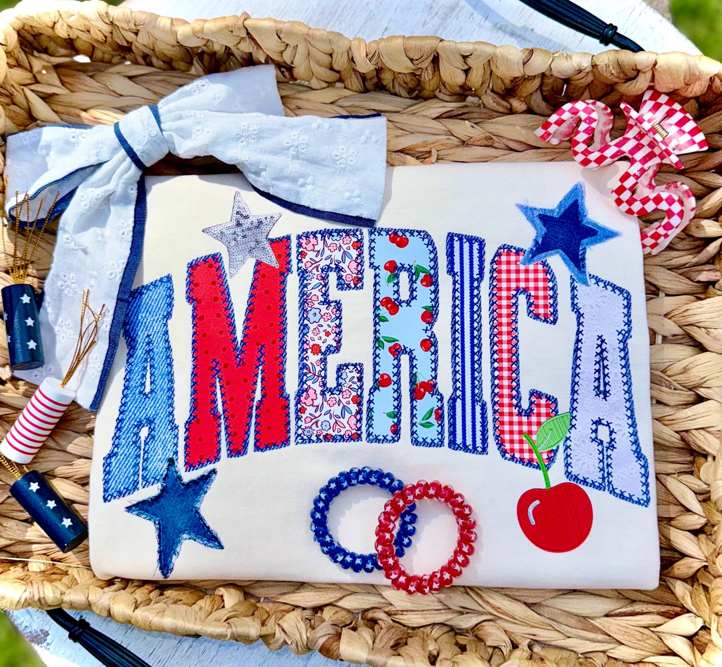 America PNG, Patriotic Coquette Png, American Png, USA png, Coquette Png, Preppy Patriotic, Blue Jean Png, July 4th Png
