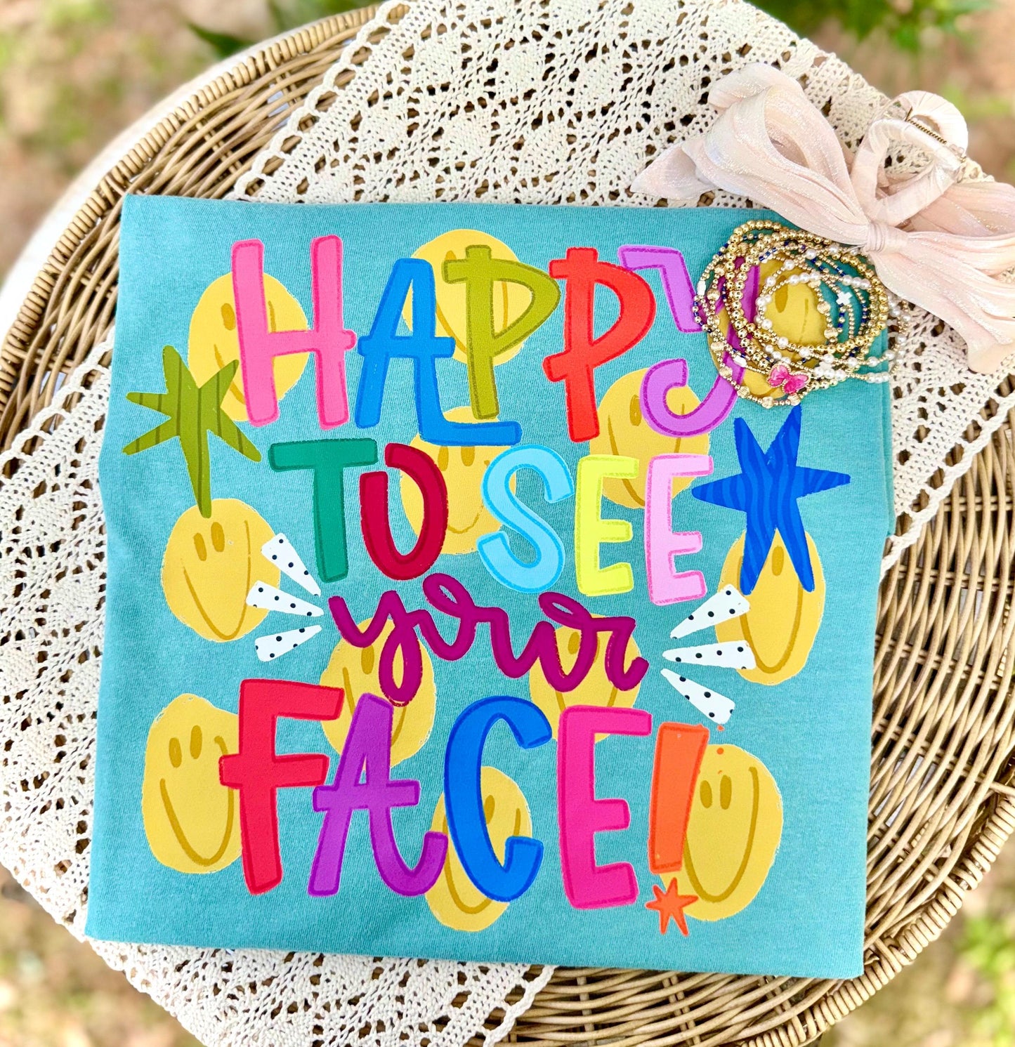 Happy To See Your Face PNG, Doodle PNG, Preppy Png, Hand Lettered PNG, Doodle Png, Smiley Png, Whimsy Png, Teacher Png, Boutique Png