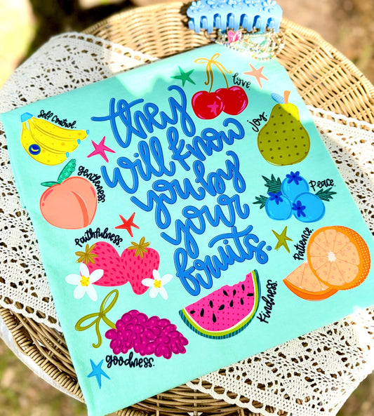 They Will Know You By Your Fruits PNG, Biblical PNG, Gods Promises PNG, Religious Png, Jesus Png, Bible Story Png, Doodle Png, Spring Png