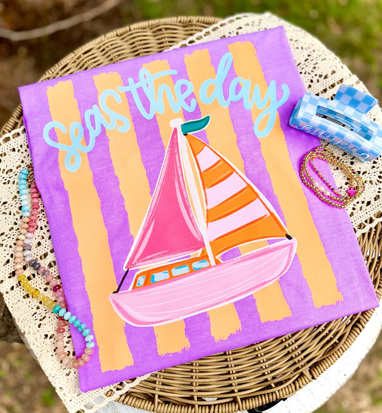 Seas The Day PNG, Sail Boat PNG, Trending PNG, Beach Png, Lake Png, Viral Png, Boatin Png, Girly Png, Boutique Png
