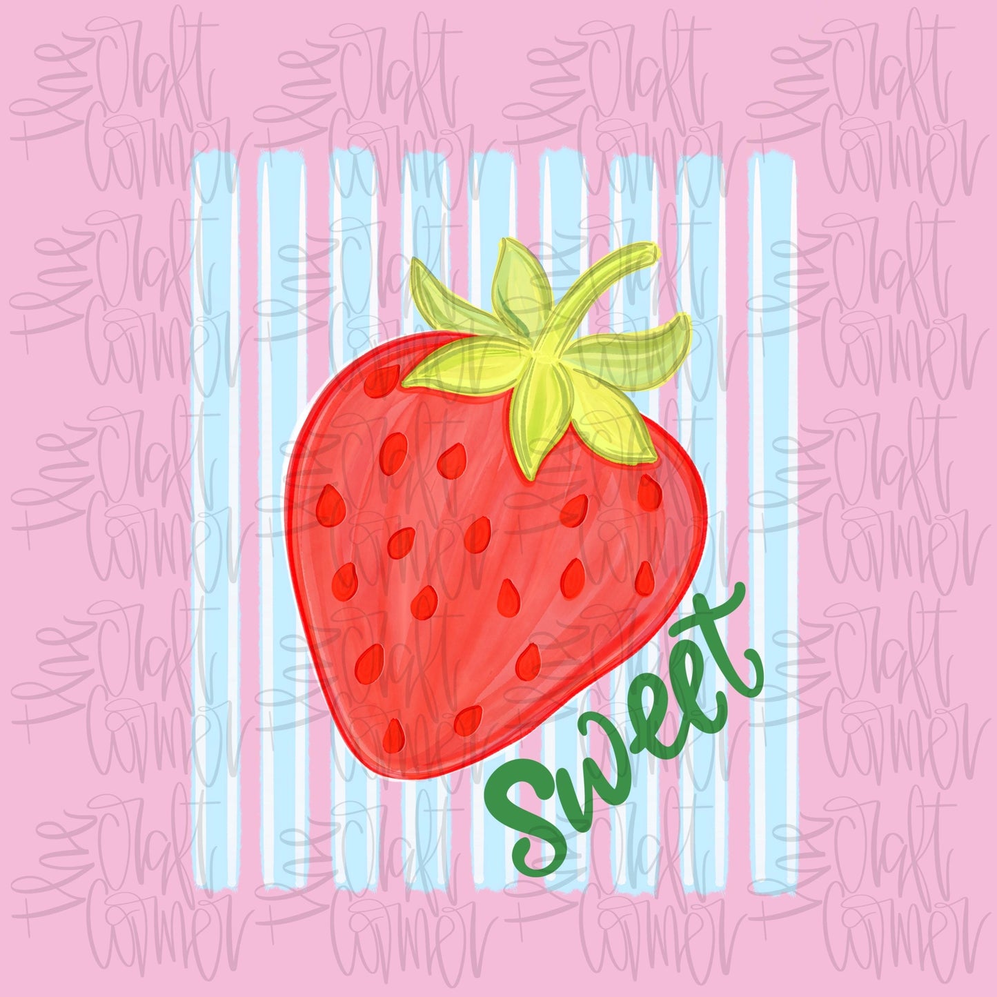Strawberry PNG, Summertime PNG, Trending PNG, Beach Png, Berry Png, Viral Png, Stripes Png, Girly Png, Boutique Png