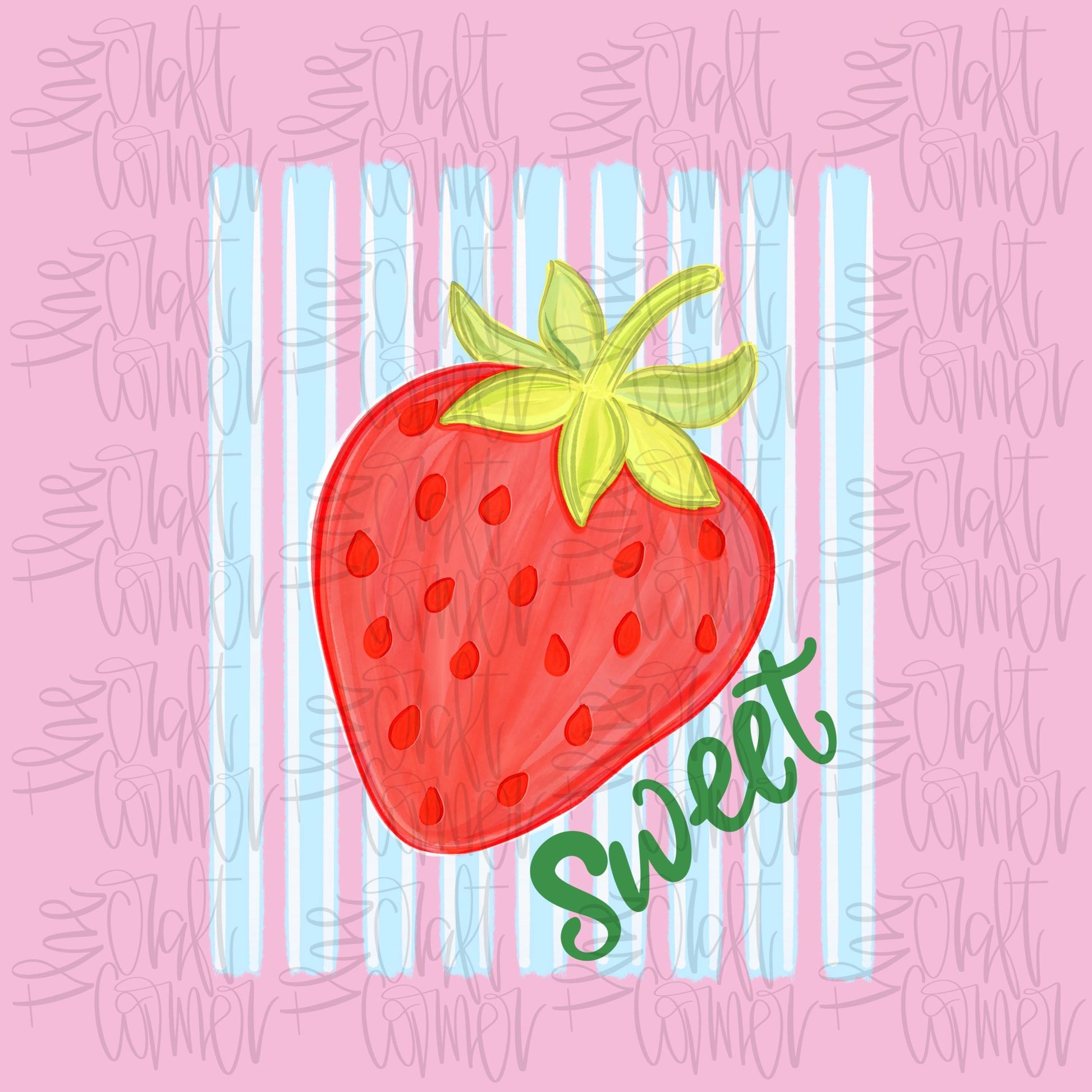 Strawberry PNG, Summertime PNG, Trending PNG, Beach Png, Berry Png, Viral Png, Stripes Png, Girly Png, Boutique Png